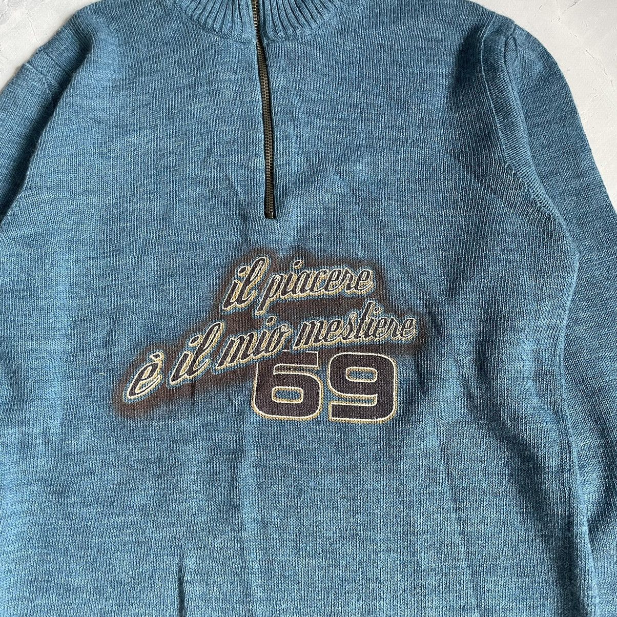 トップス 00s Dolce & Gabbana zip up ds knit Dolce & Gabbana Vintage Half-Zip Knit – Archive 2000s