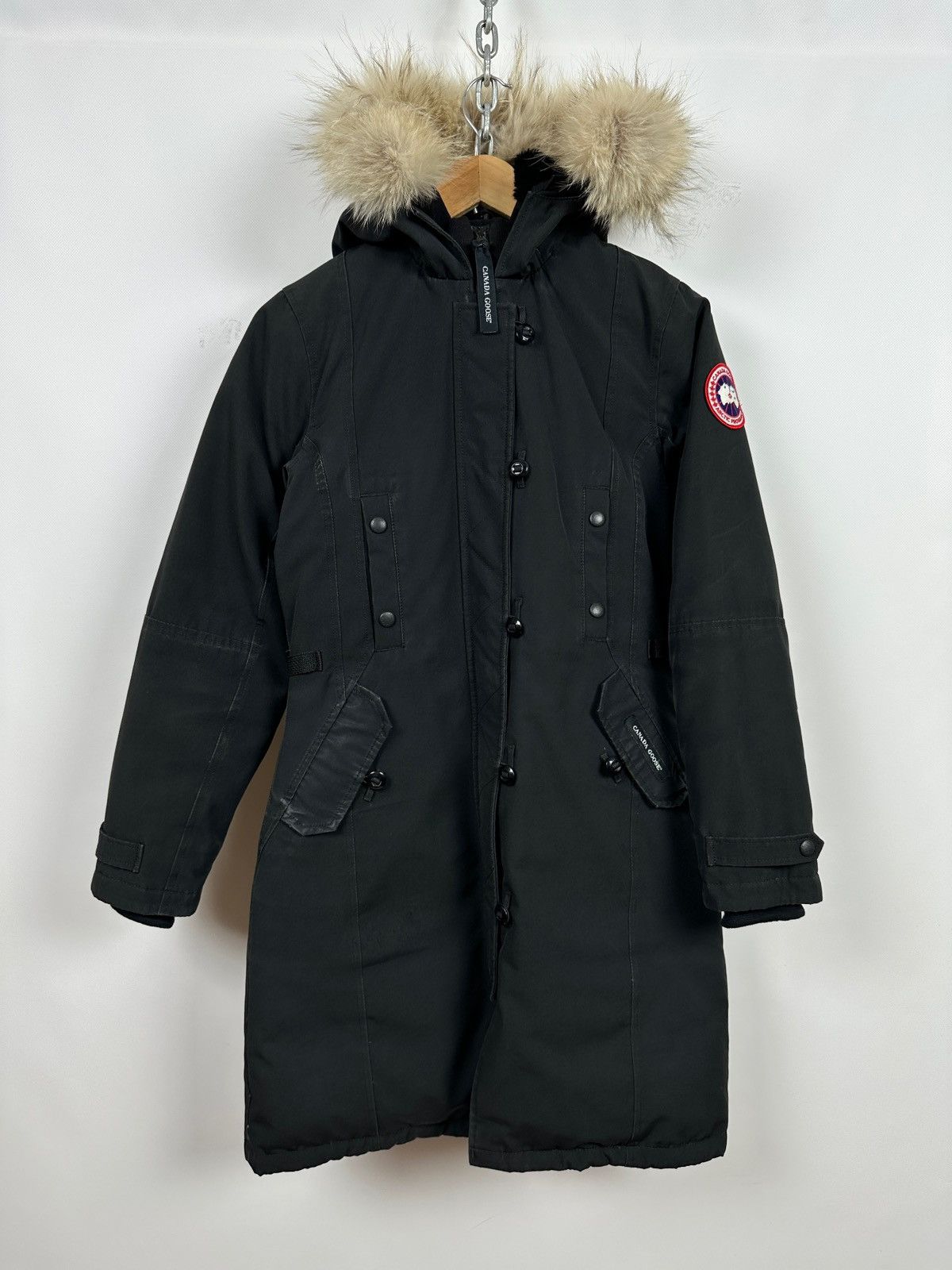 Canada Goose Kensington Black Down Parka Jacket