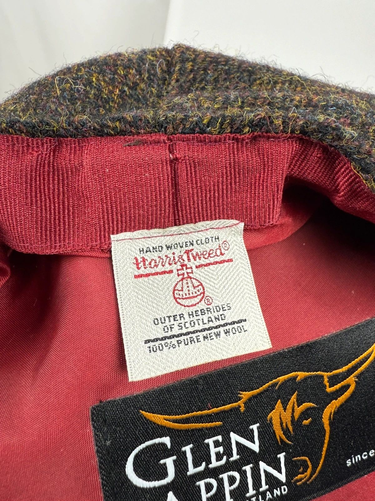 Harris Tweed Harris Tweed Glen Appin Wool Handwoven Flat Cap size S Size ONE SIZE - 9 Thumbnail