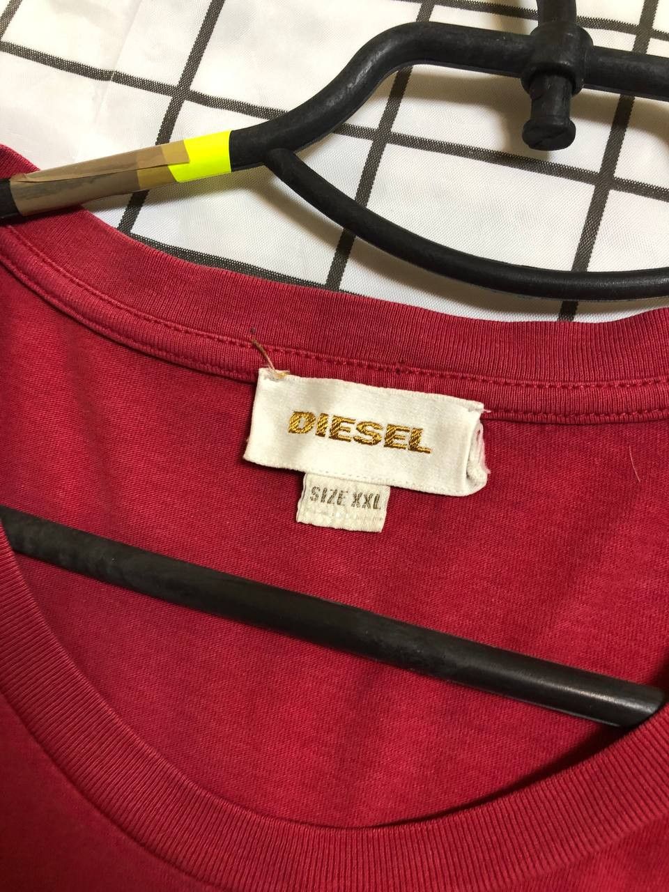 Diesel Vintage T-shirts Diesel Big Logo Only The Brave Y2K 00s Size US XXL / EU 58 / 5 - 2 Thumbnail