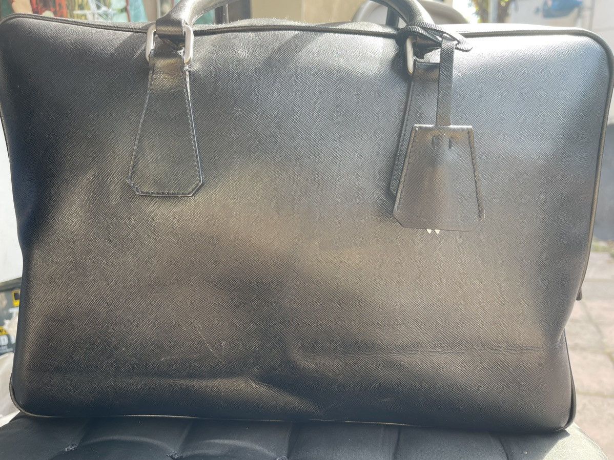Prada Prada briefcase saffiano black bought in japan Size ONE SIZE - 2 Thumbnail