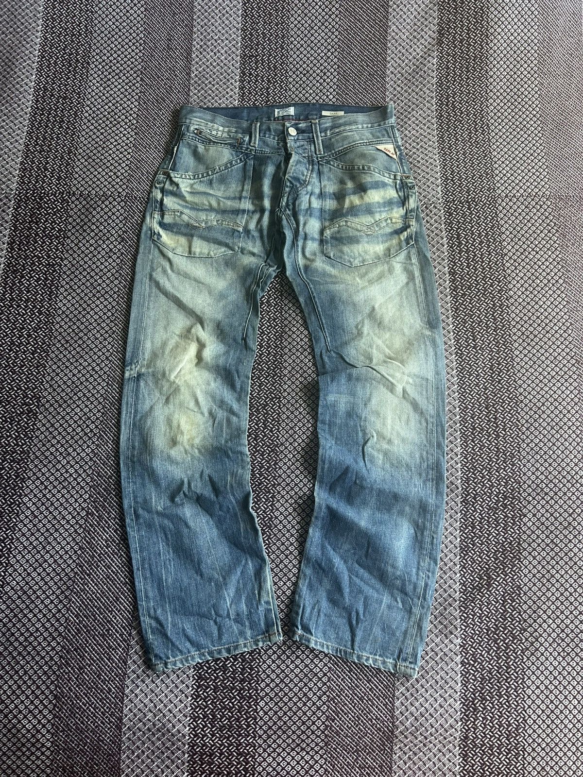 Replay Vintage Replay Denim Washed Distressed Jeans Japanese Vibe Size US 31 - 1 Thumbnail