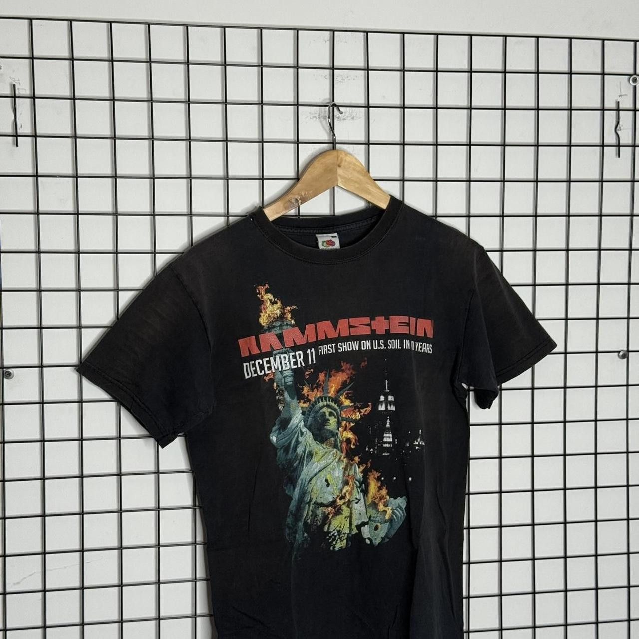 Vintage Rammstein T shirt Tee Black Printed Band Tee Size US M / EU 48-50 / 2 - 3 Thumbnail