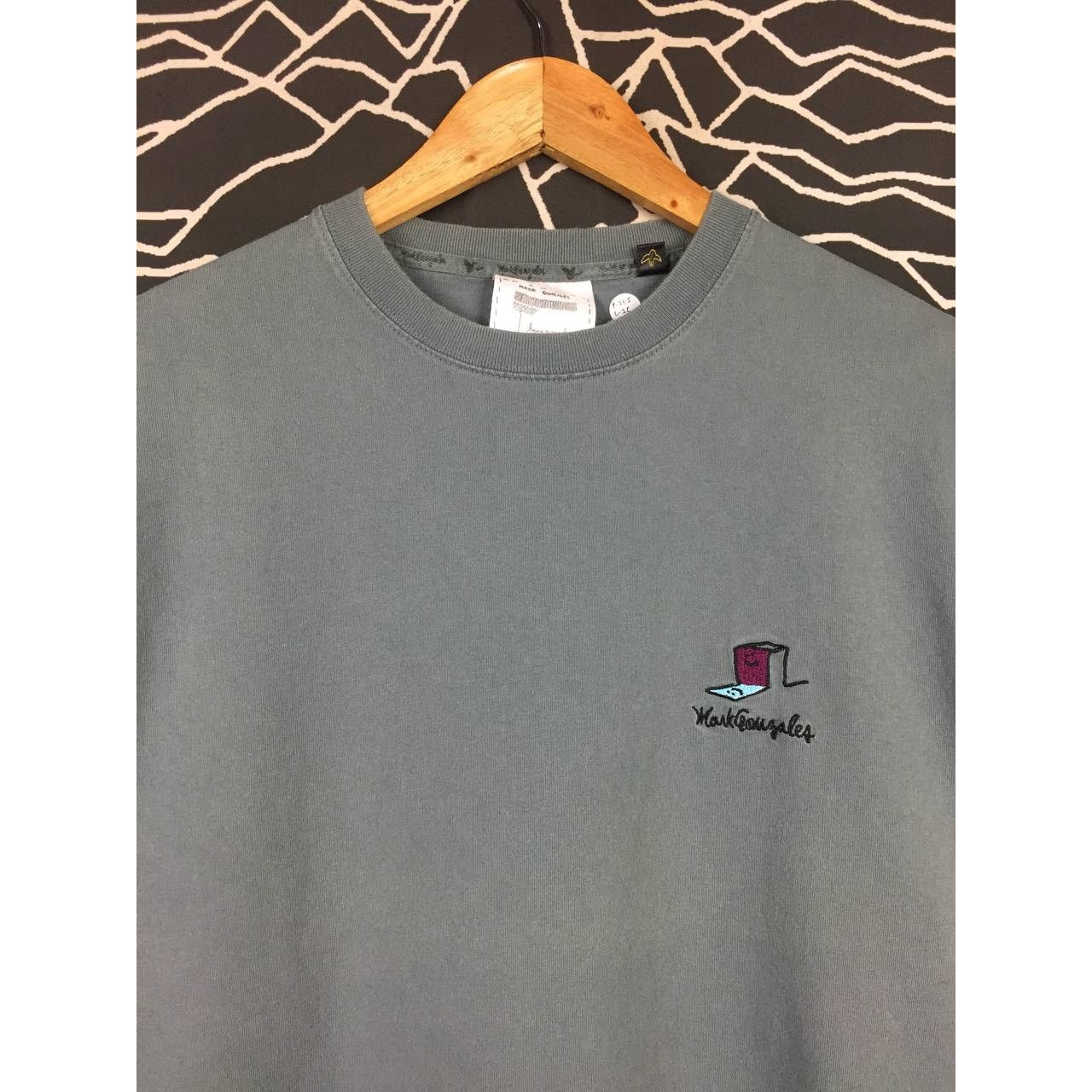 Vintage Mark Gonzales A Poet At Home Work Long Sleeve Skate Tee Size US L / EU 52-54 / 3 - 7 Thumbnail