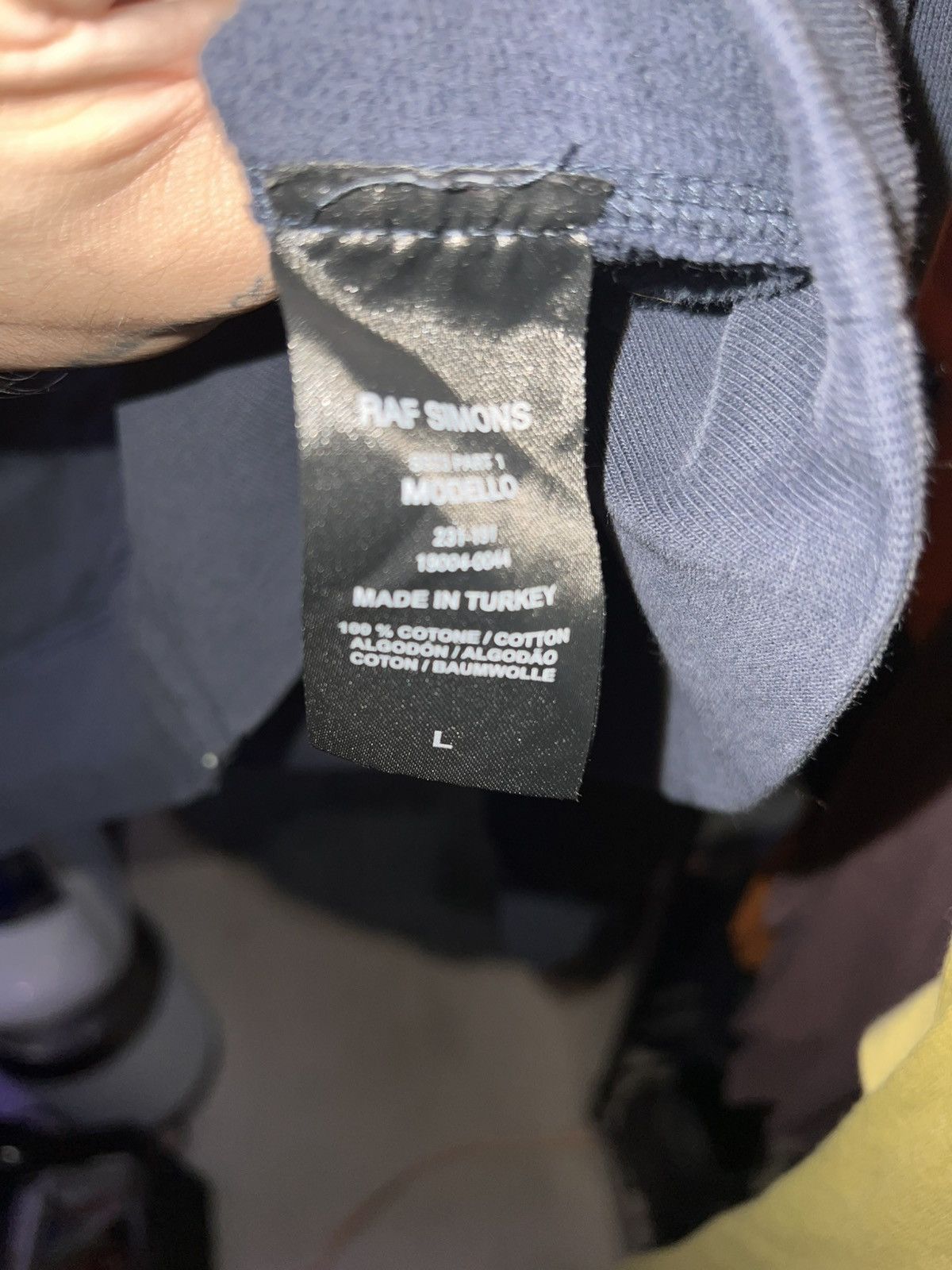 Raf Simons SS23 Navy Zip Up Size US L / EU 52-54 / 3 - 8 Thumbnail
