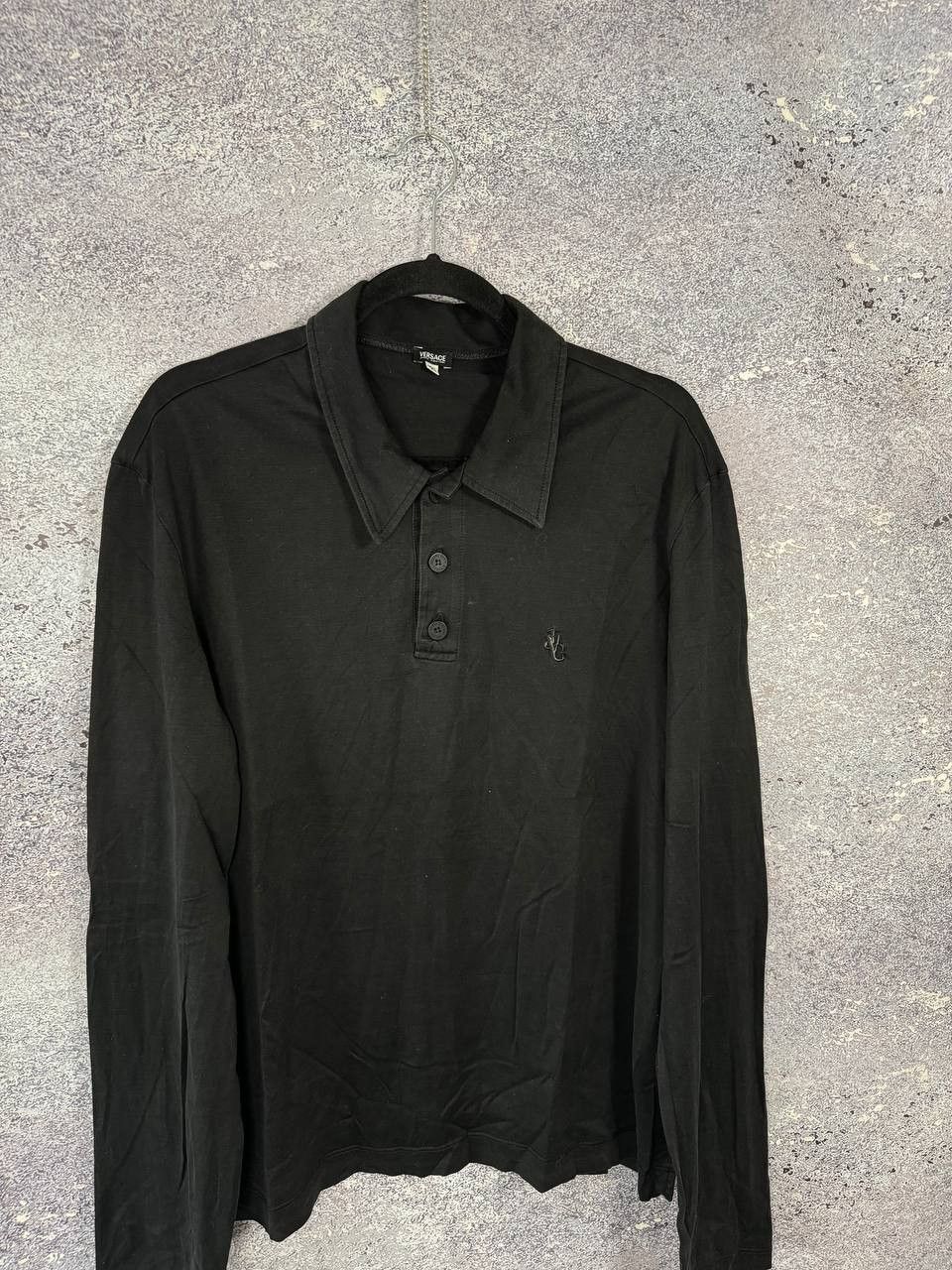 Versace × Versace Jeans Couture × Vintage Vintage Versace Jeans Couture Black Long Sleeve Size US L / EU 52-54 / 3 - 1 Thumbnail
