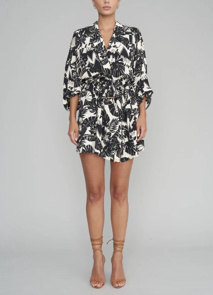 Le Superbe Le Superbe St. Tropez beach club palm draped mini wrap S New Size S / US 4 / IT 40 - 3 Thumbnail