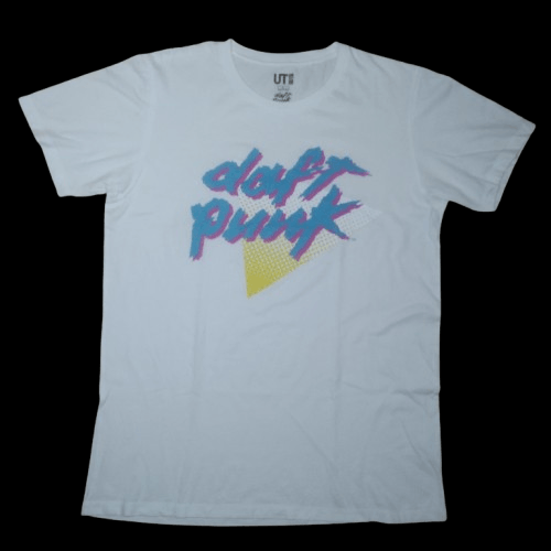 Band Tees × Japanese Brand × Uniqlo Daft Punk x Uniqlo t shirt Size US M / EU 48-50 / 2 - 1 Thumbnail