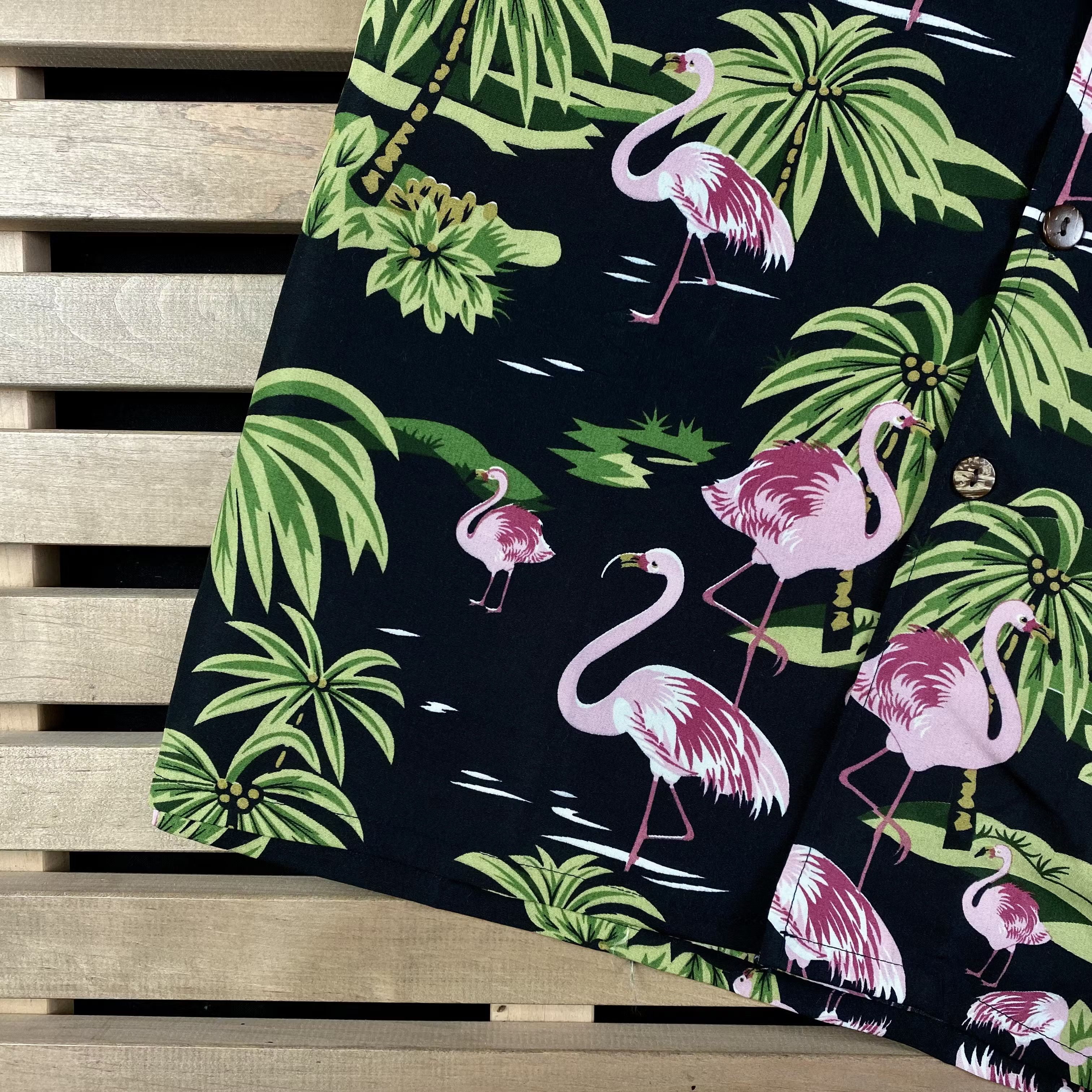 Vintage Men’s Crazy Hawaiian Shirt Short Sleeve True Face Size L Size US L / EU 52-54 / 3 - 3 Thumbnail