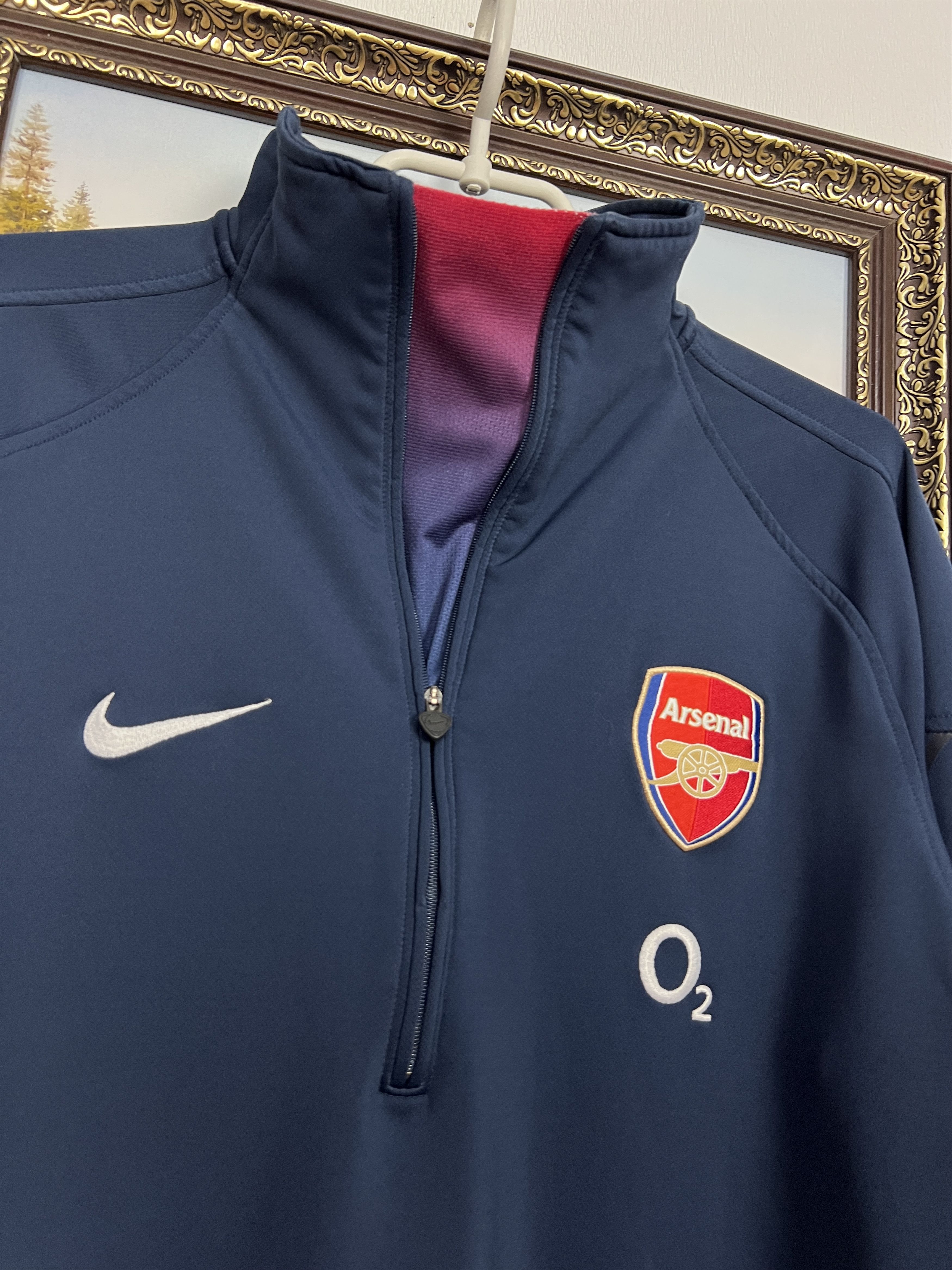 Nike Vintage Nike Arsenal Football Train Jacket Track Top Gunners Size US XL / EU 56 / 4 - 3 Thumbnail