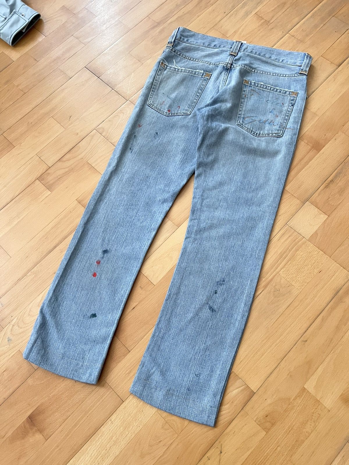 Dolce & Gabbana Dolce & Gabbana painted jeans from 2004 Size US 31 - 8 Thumbnail