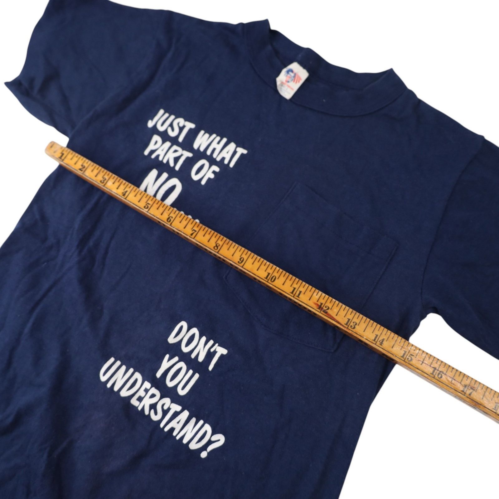 Vintage Vintage "What Part of NO Dont you Understand" Slogan T Shirt Size US S / EU 44-46 / 1 - 7 Thumbnail