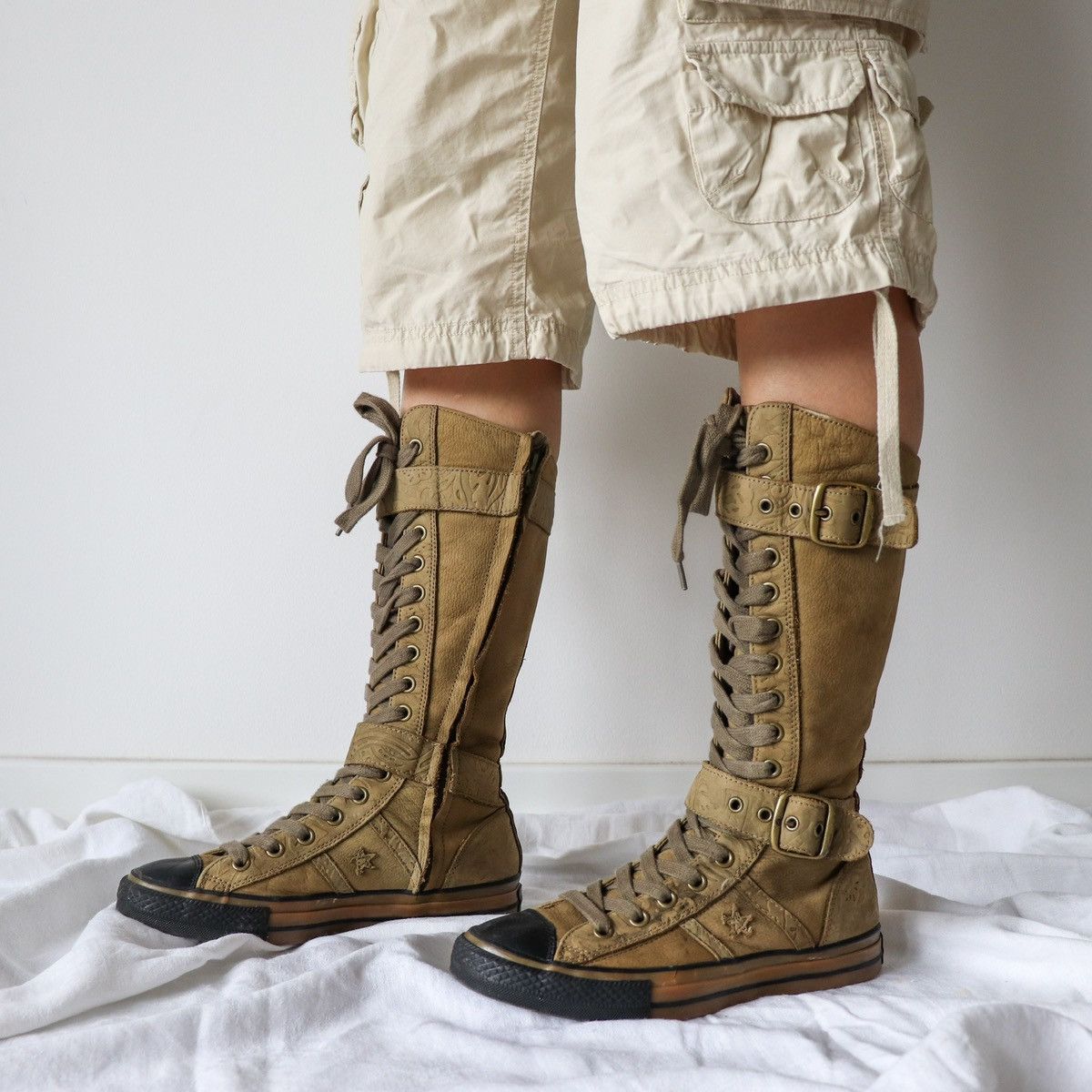 Converse Vintage Lace Up Converse Boots Grailed