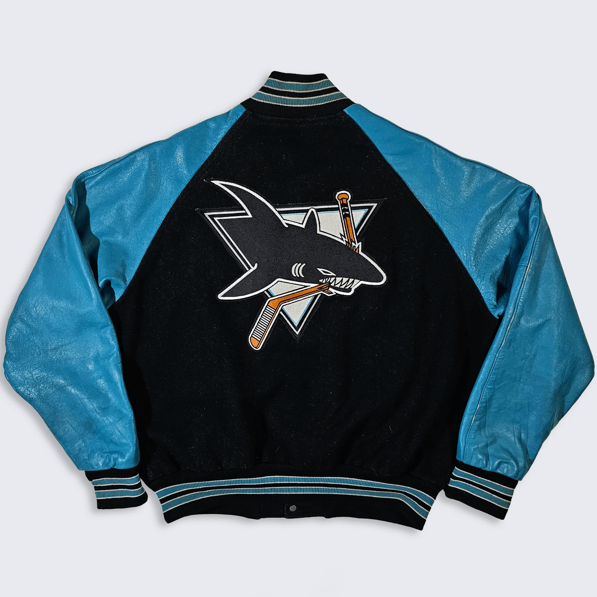 NHL San Jose Sharks Vintage NHL Hockey Varsity Jacket Size US XL / EU 56 / 4 - 1 Thumbnail