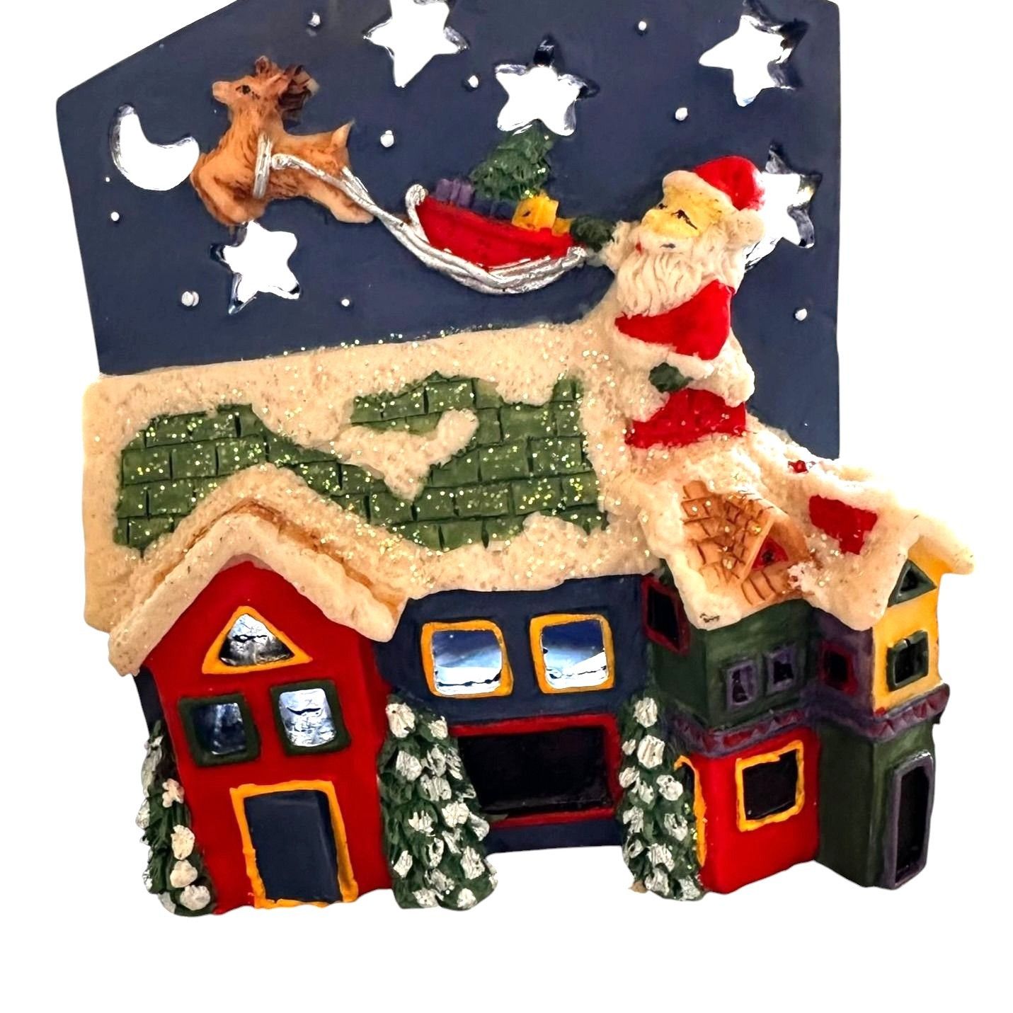 Vintage VTG Gift Collection Candle Holder New Christmas Rudolph Rein Size ONE SIZE - 7 Thumbnail