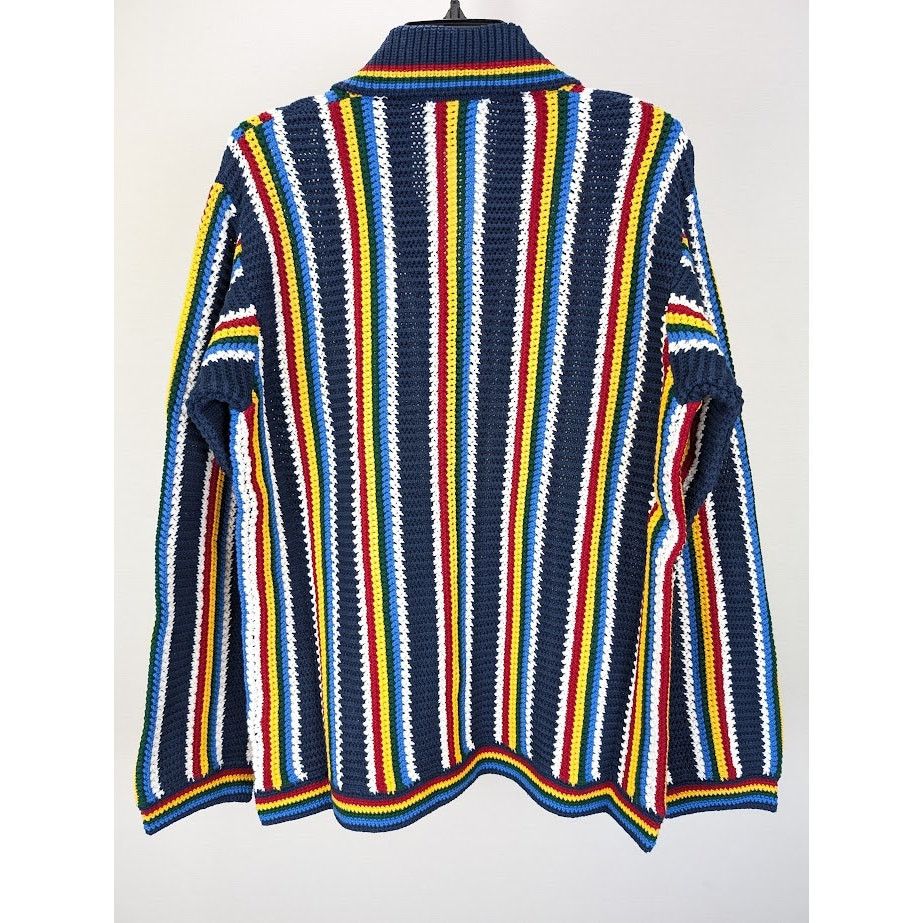 Casablanca o1rshd1 DUP / Cotton Crochet Shacket in Navy Size US M / EU 48-50 / 2 - 10 Thumbnail