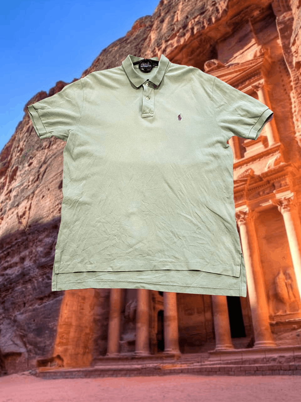 Polo Ralph Lauren Vintage Polo by Ralph Lauren logo T-Shirt Y2K streetwear Size US L / EU 52-54 / 3 - 1 Thumbnail