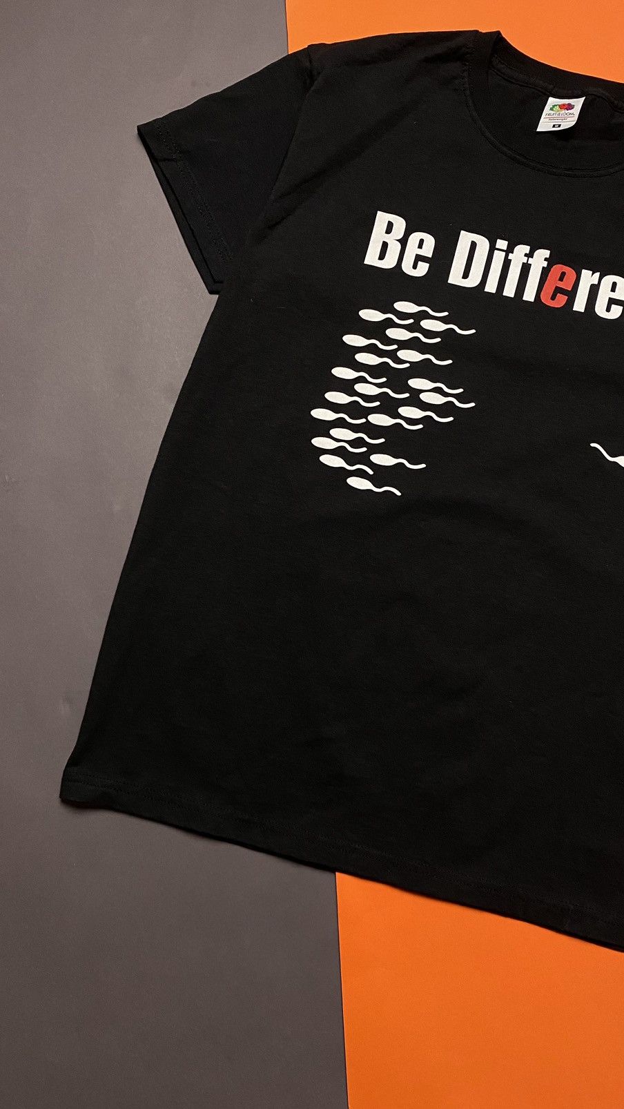 Band Tees Vintage Streetwear Y2k “ BE DIFFERENT “ Humor tee t-shirt Size US M / EU 48-50 / 2 - 3 Thumbnail