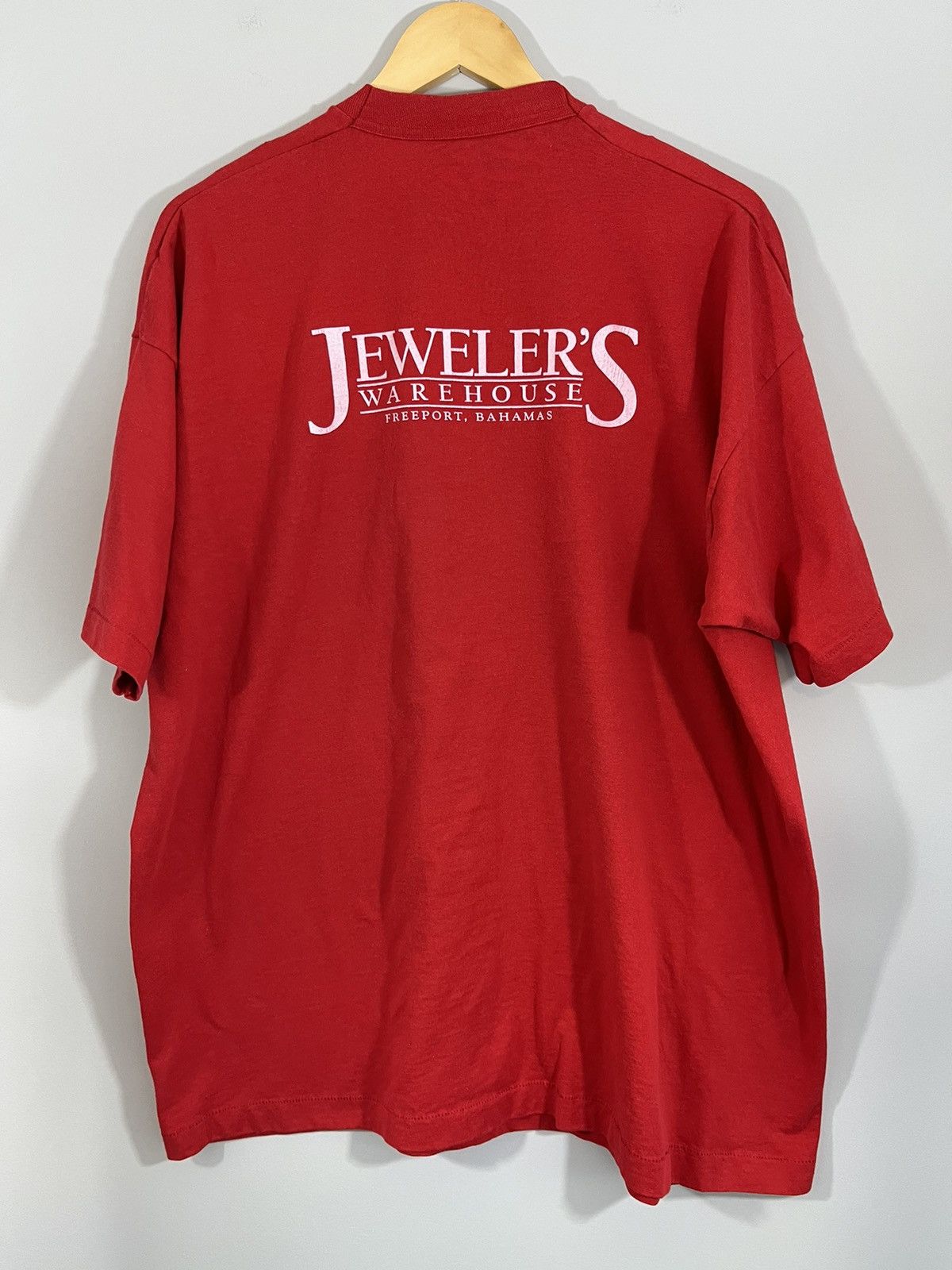 Vintage Single Stitch Bahamas Jewelry Store Gold Ring Tee Size US XXL / EU 58 / 5 - 2 Thumbnail