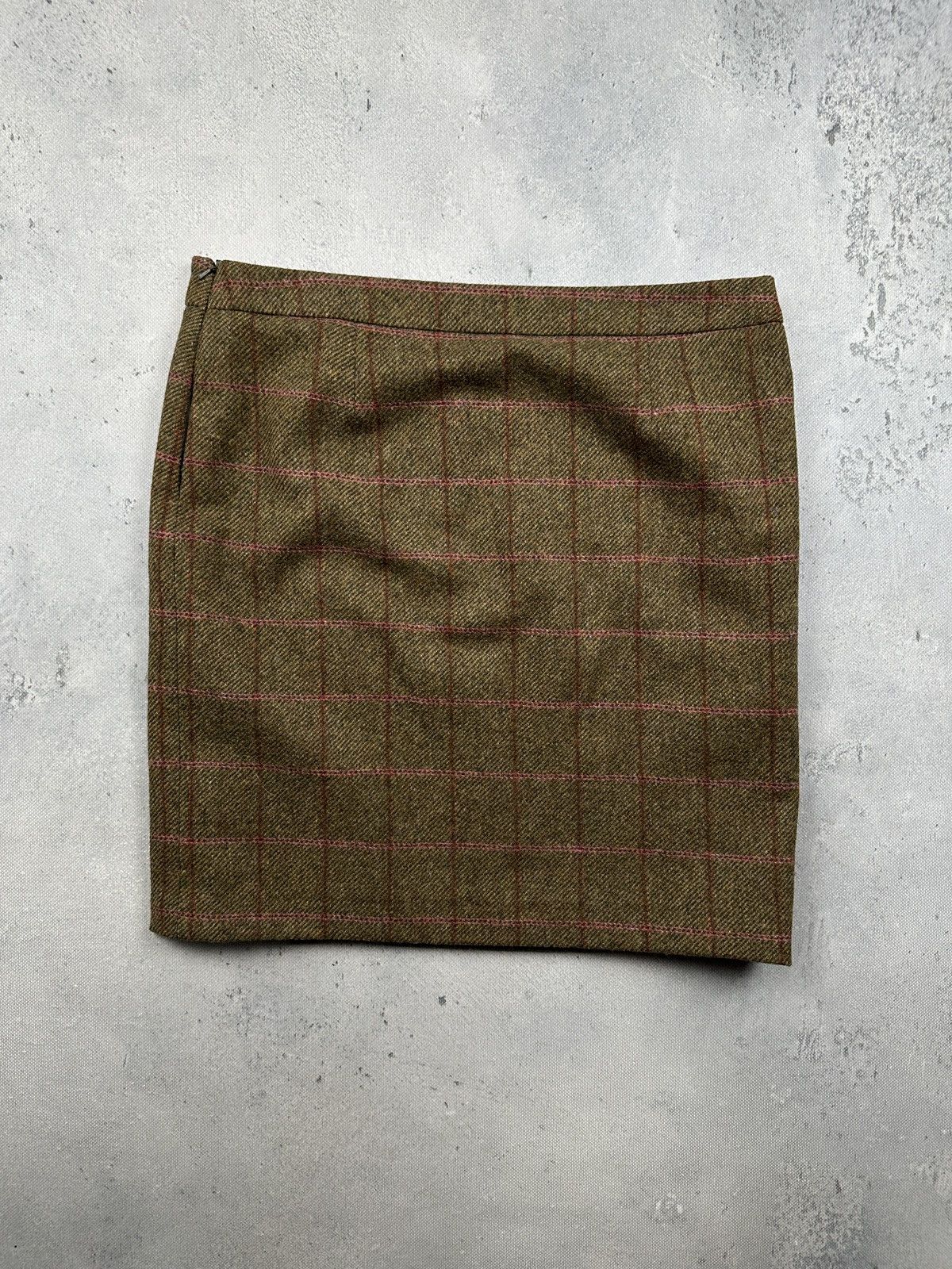 Boden Vintage Boden Moon British Tweed Wool Wrap Skirt Countrycore Size 36" / US 14 / IT 50 - 7 Thumbnail