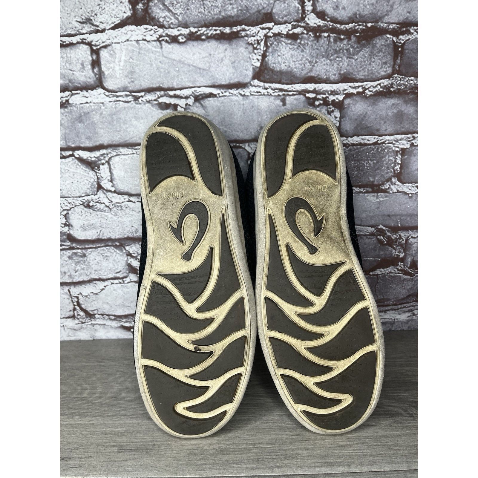 Olukai OLUKAI Alapa Li Black Textile Lace Up Athletic Sneakers Shoe Size US 12 / EU 45 - 8 Thumbnail