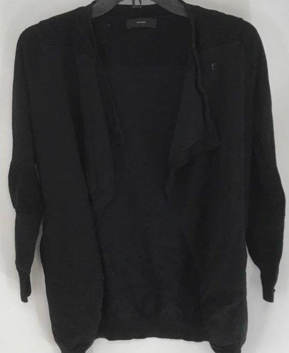 Diesel Diesel Black Wrap Sweater - Size XS Size XS / US 0-2 / IT 36-38 - 1 Thumbnail