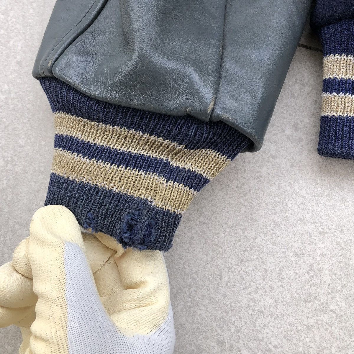 Vintage Vintage 80s Erratics Arse Embroidered Varsity Jacket Size US L / EU 52-54 / 3 - 15 Thumbnail