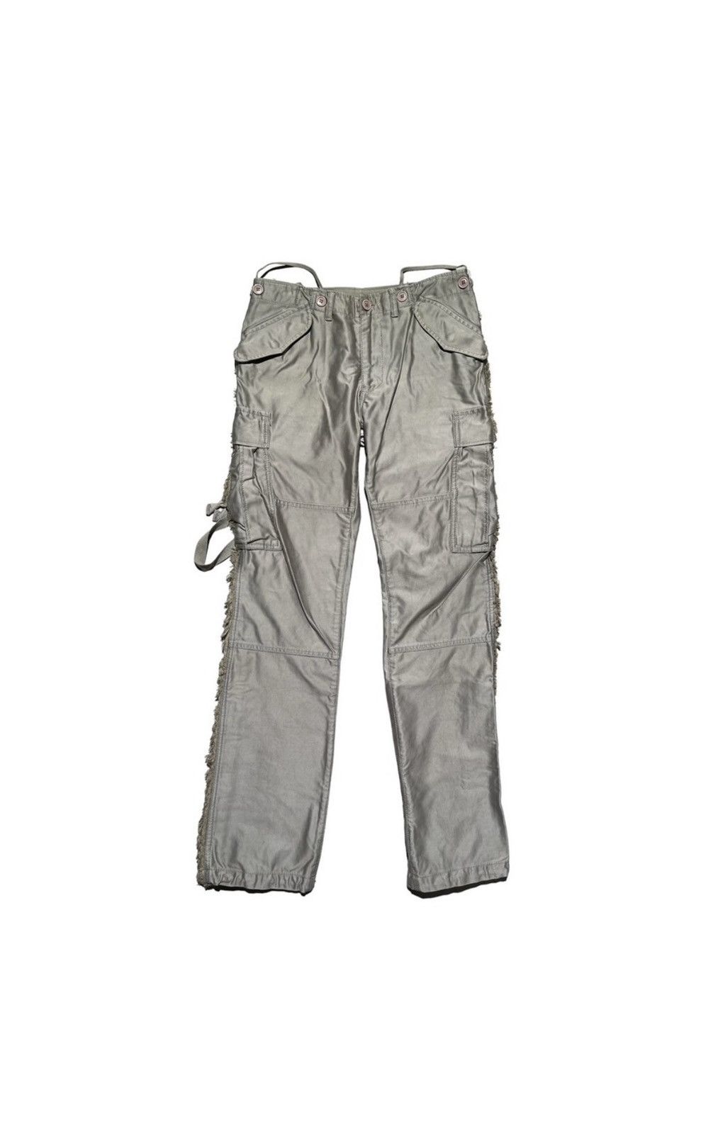 Maison MIHARA YASUHIRO Mihara Yasuhiro Gray and Tan Hybrid Fur Trim Size US 29 - 2 Thumbnail
