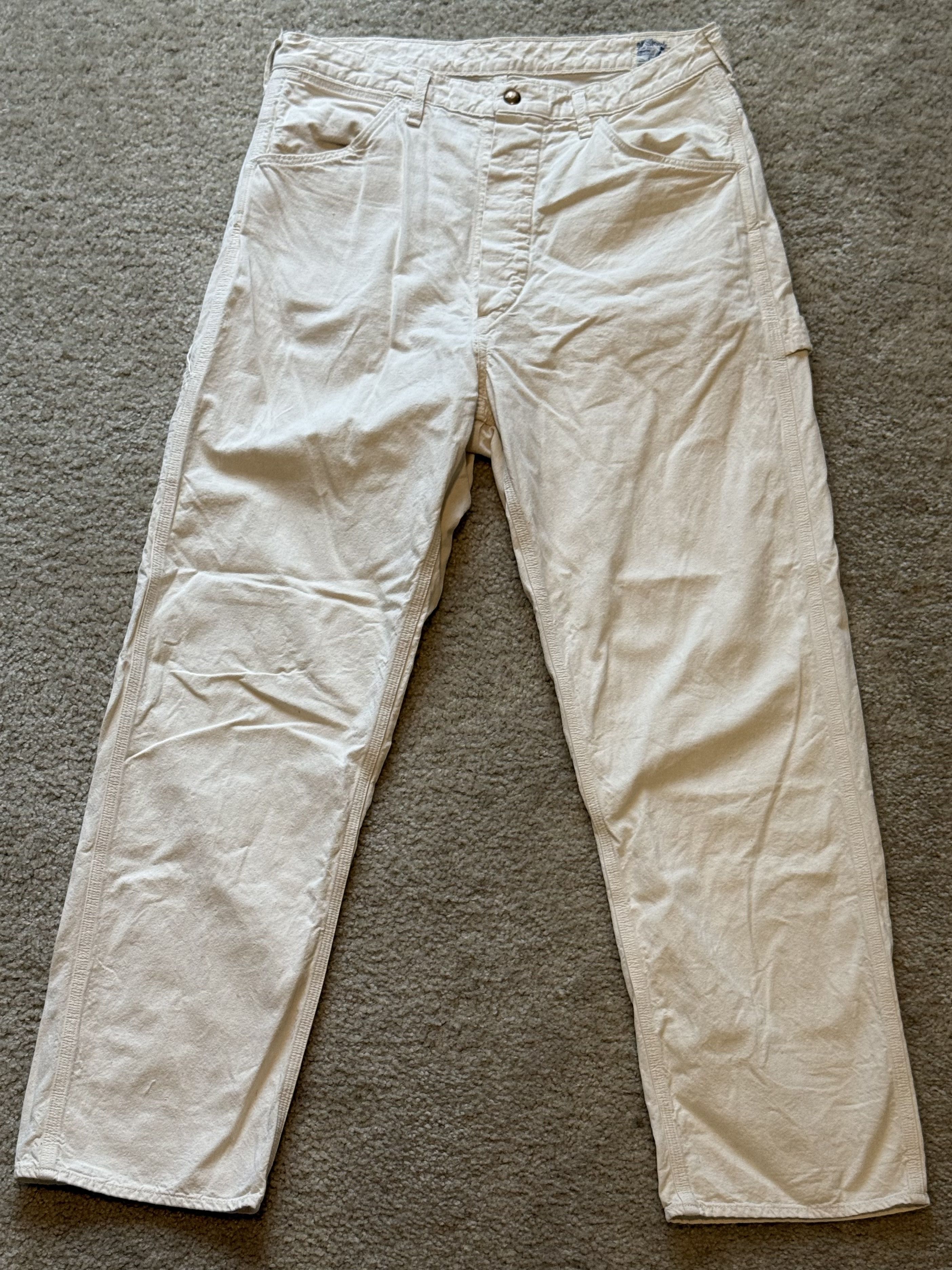 60's Painter Pants in Ecru