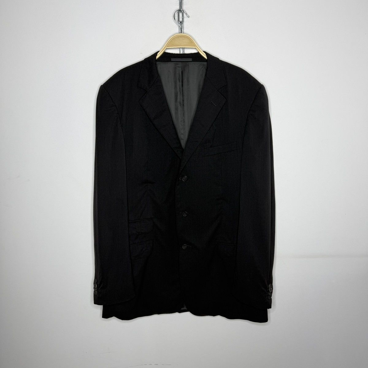 Gucci Gucci Vintage Tom Ford Era Black Blazer Wool Jacket Size 46R - 1 Thumbnail