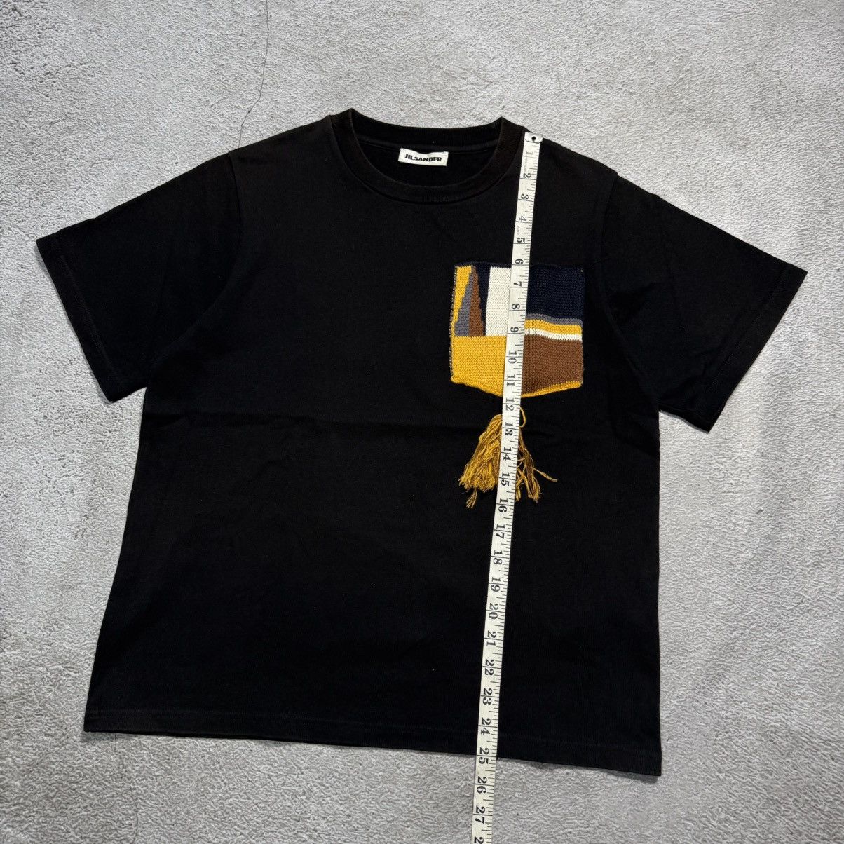Jil Sander Jil Sander Black Pocket Tassel T-Shirt Size US M / EU 48-50 / 2 - 7 Thumbnail