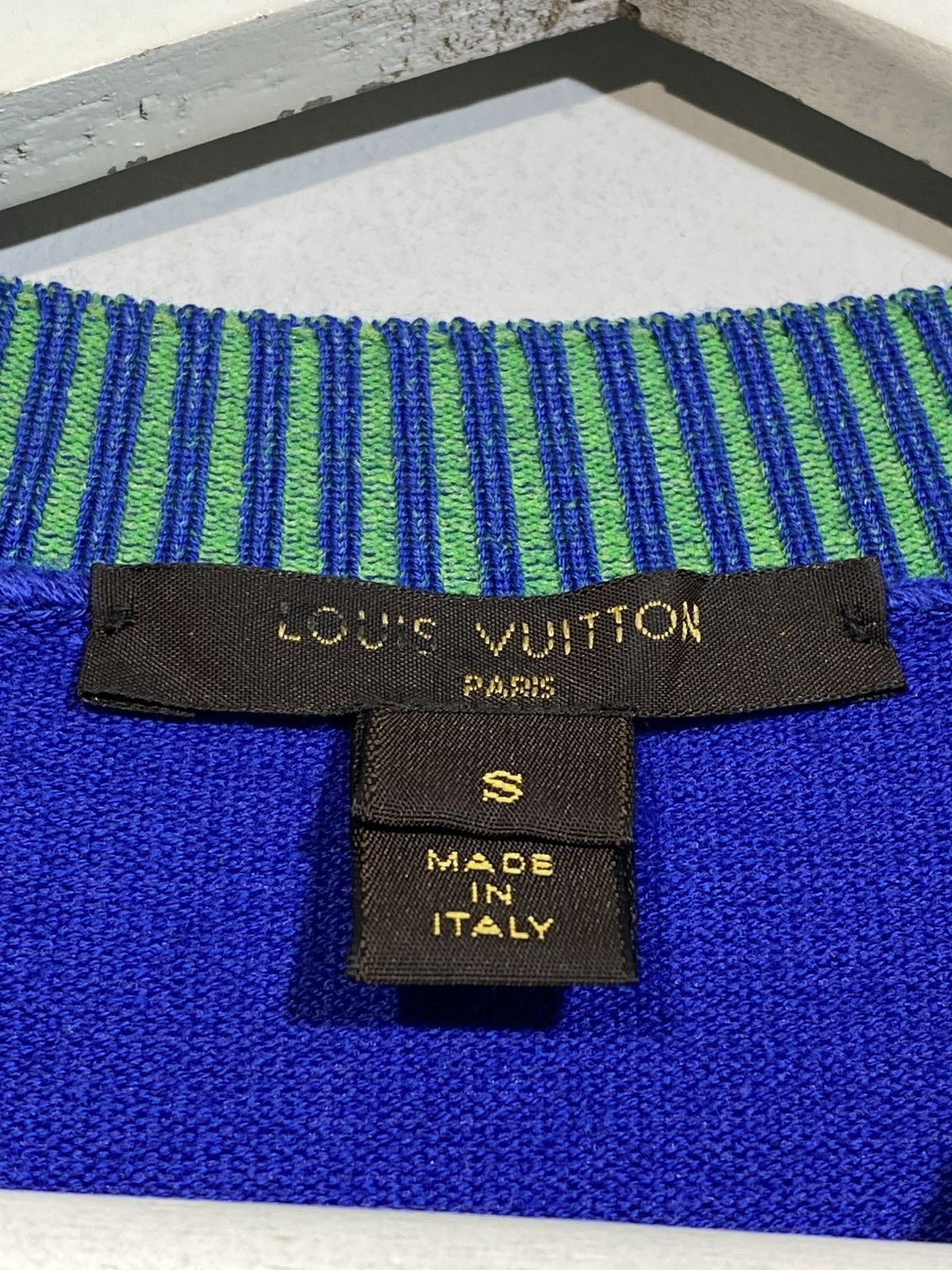 Louis Vuitton Louis Vuitton Runway Fall 2016 Mid Length Dress Blue Green Size S / US 4 / IT 40 - 13 Thumbnail