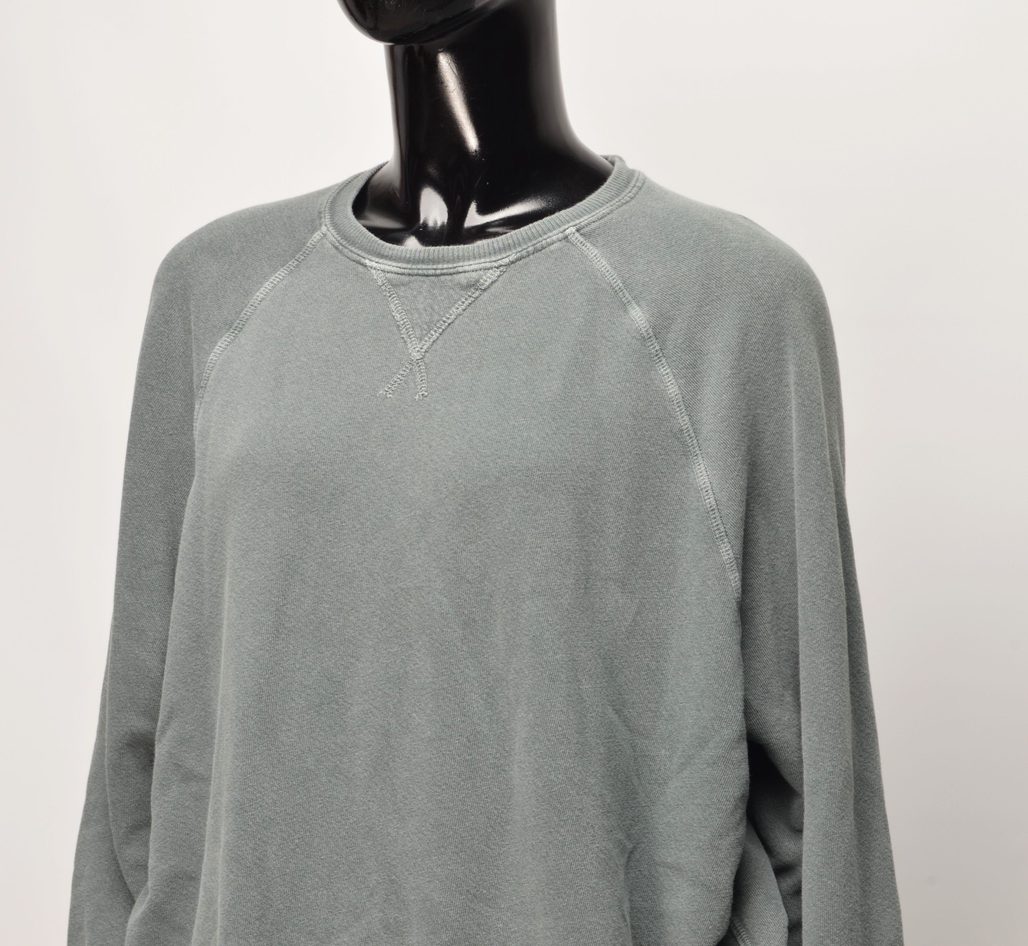 THE GREAT The Great Stonewashed Oversized Crew Neck Sweatshirt Size XS / US 0-2 / IT 36-38 - 2 Thumbnail