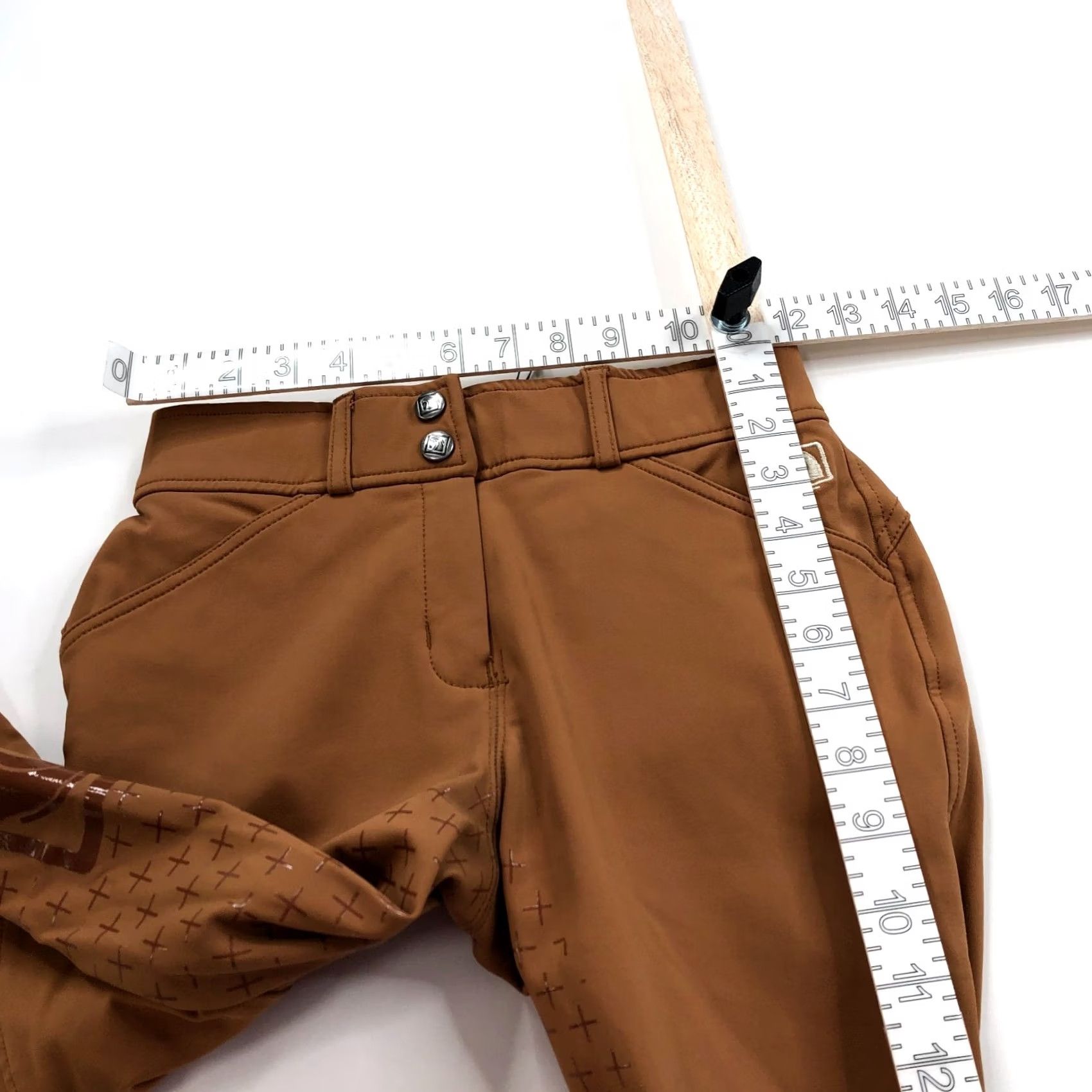 Vintage ROMFH 24R (Fit 24W 26L) Equestrian Riding Breeches Mid Rise Pants Brown Size 42" / US 20 - 7 Thumbnail