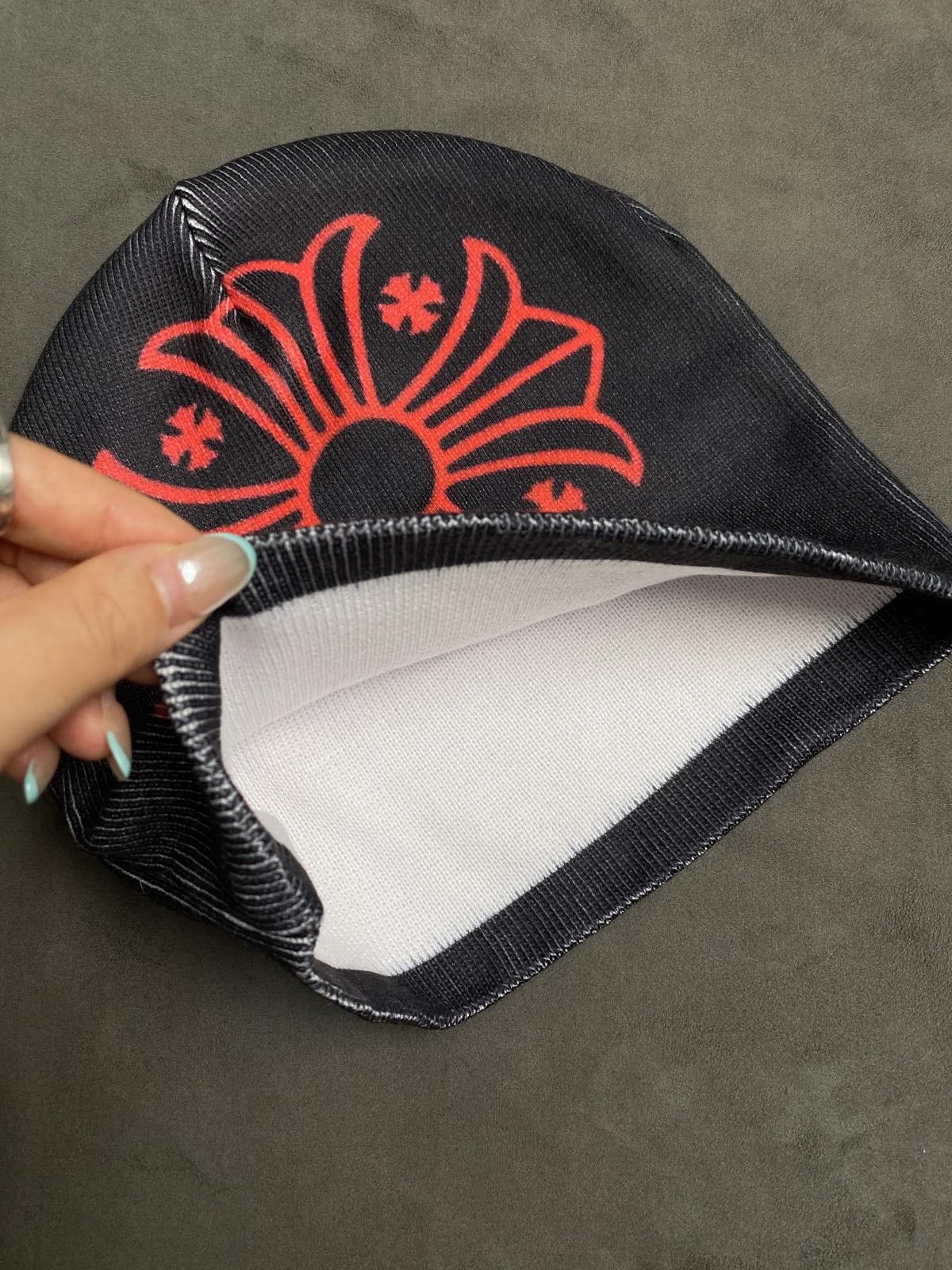 Japanese Brand Rare VAMPD Chrome Cross No Cuff Black Beanie Hats OS Size ONE SIZE - 5 Thumbnail