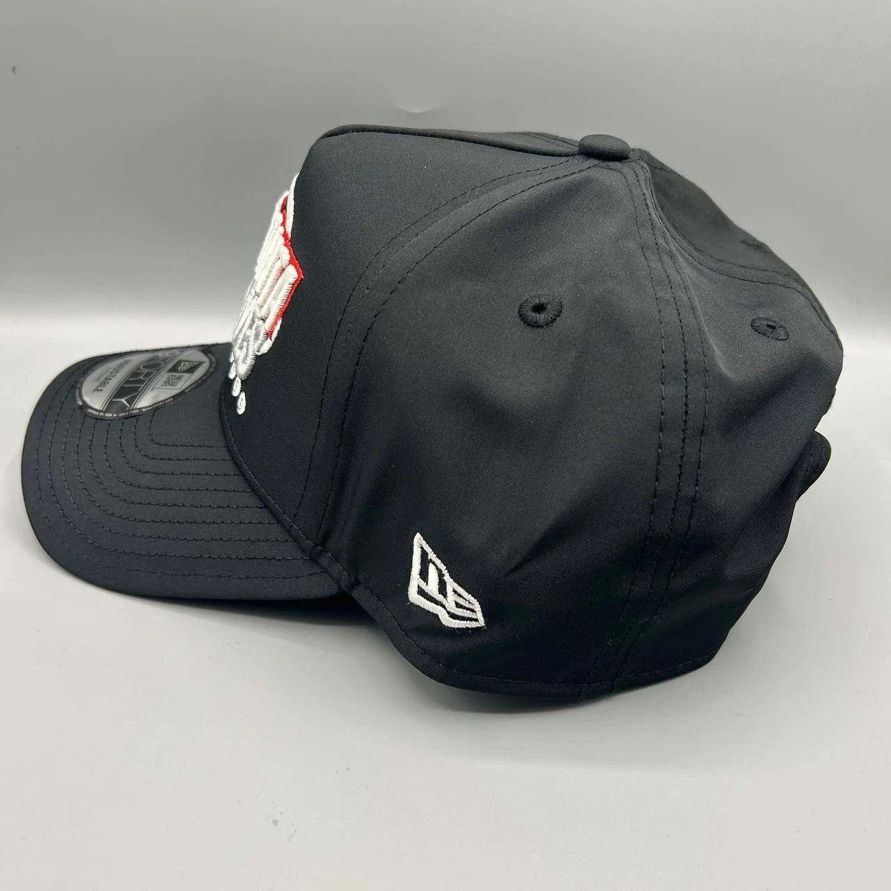 New Era Atlanta Braves MLB Hat Men Black Snap Back Cap A-Frame New Size ONE SIZE - 6 Thumbnail