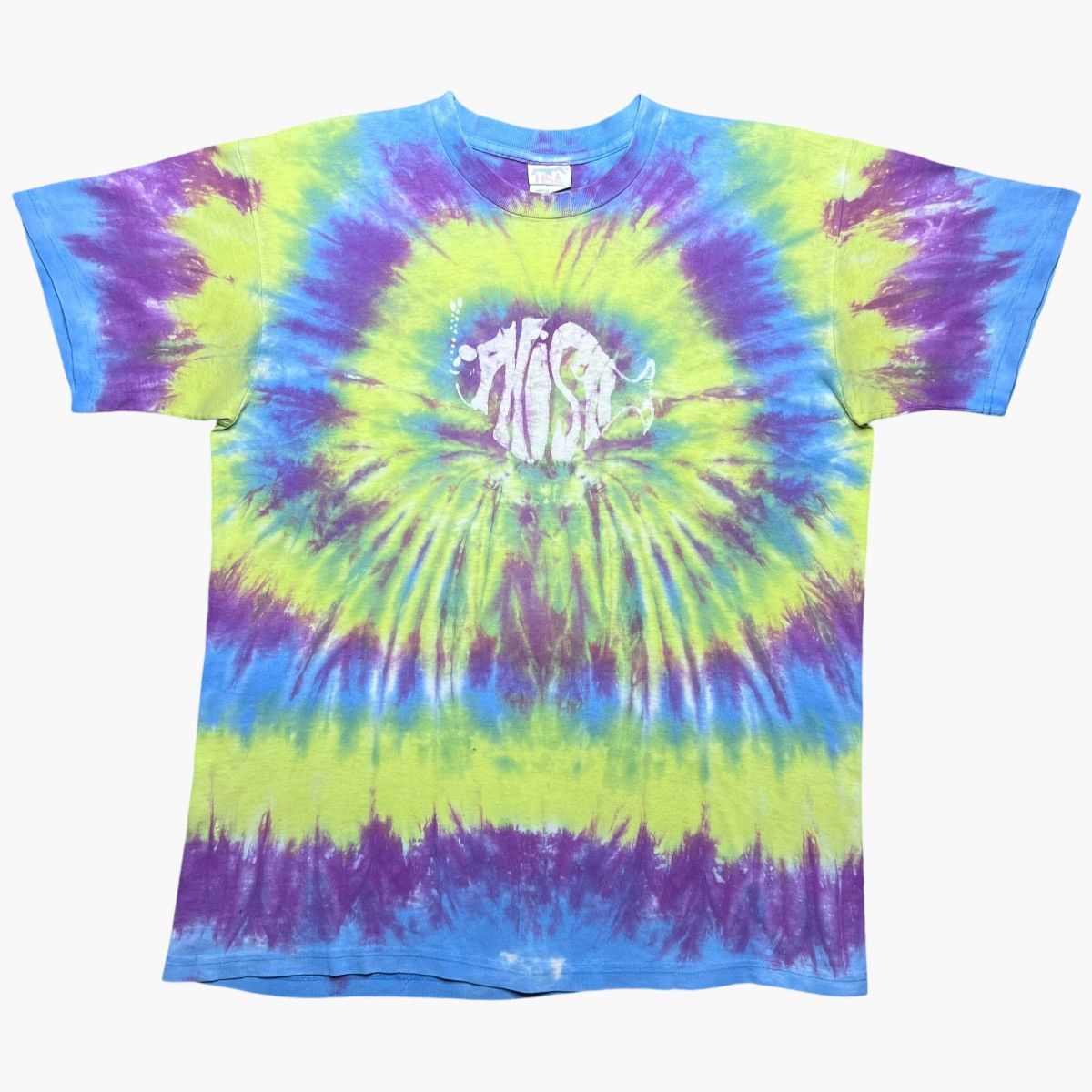 90s Phish Logo Doniac Schvice Art Band Tie Dyed Tee