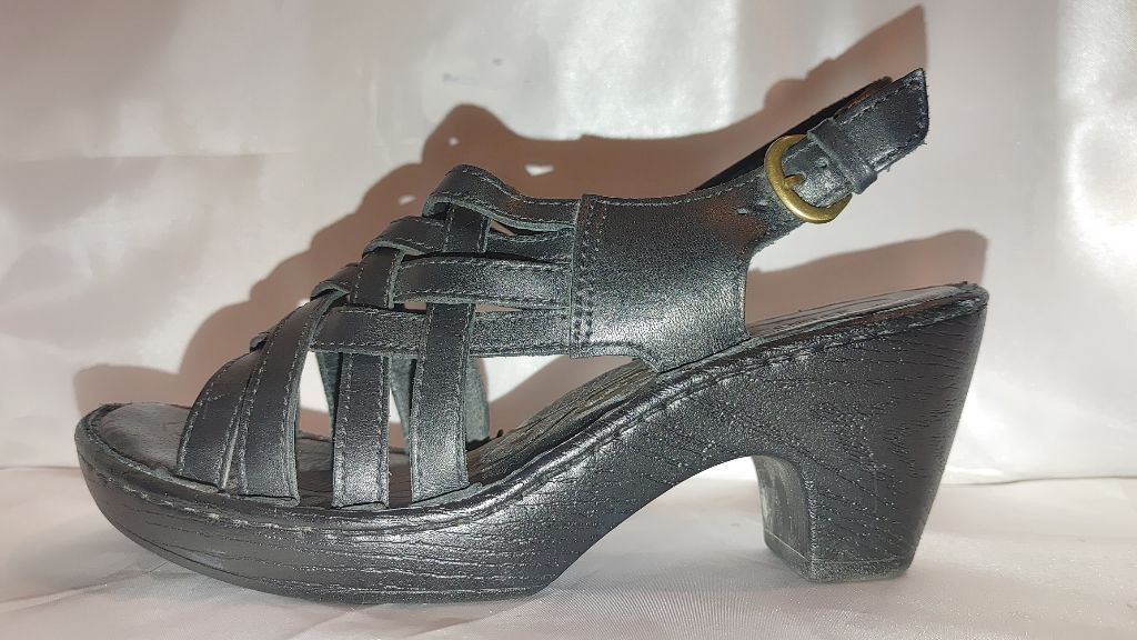 Born Born Leather Strappy Sandals Size 8 Size US 8 / IT 38 - 2 Thumbnail