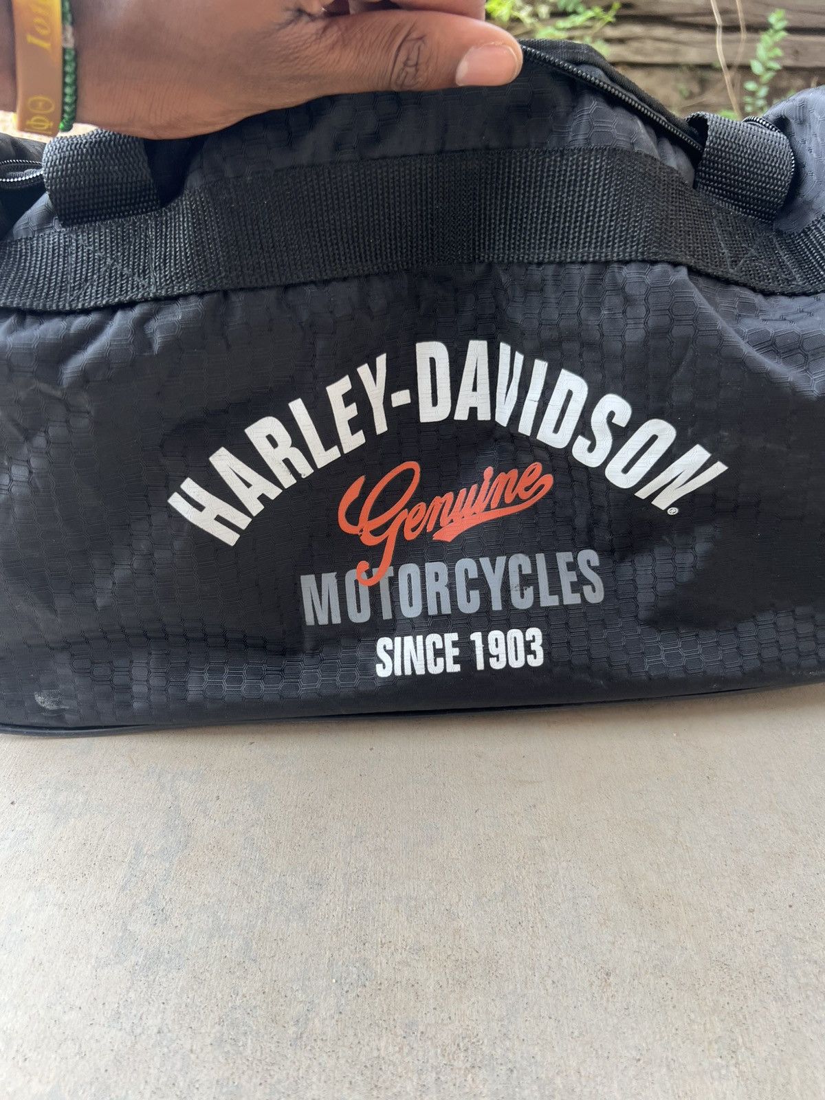 Harley Davidson Genuine Harley Davidson Duffel Bagel Logo Everyday/Travel Size ONE SIZE - 5 Thumbnail