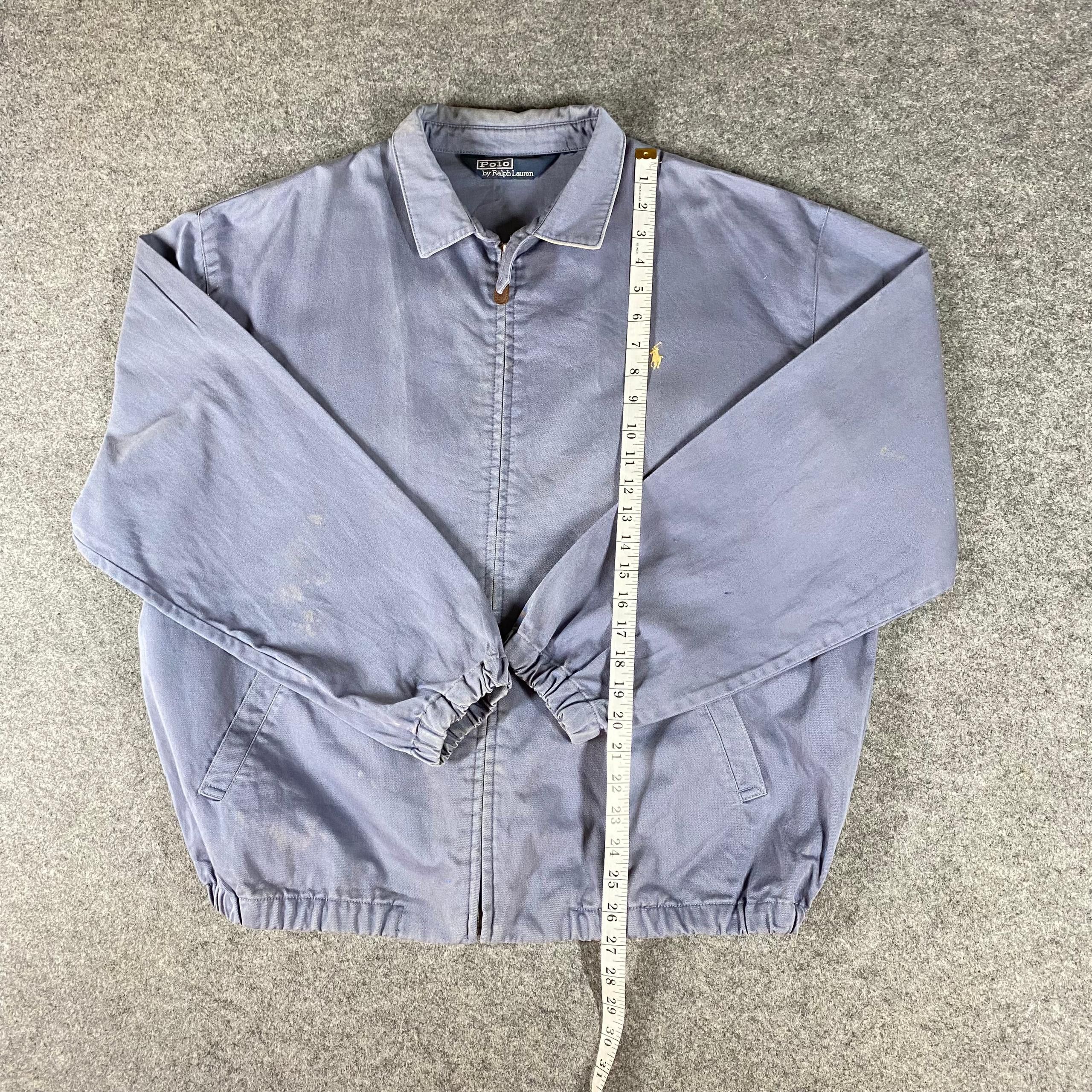 Polo Ralph Lauren Vintage 90s Polo Ralph Lauren Small Logo Distressed Jacket Size US XL / EU 56 / 4 - 4 Thumbnail