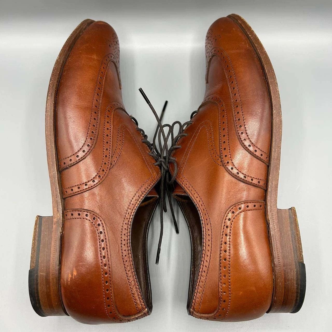Footjoy FootJoy Oxford Dress Shoes 9 C Leather Wingtip Brogue 74435 Size US 9 / EU 42 - 6 Thumbnail
