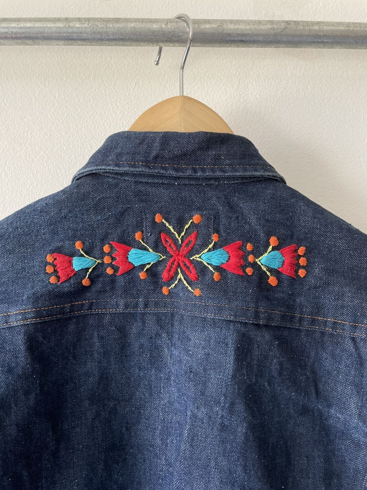 Vintage Vintage 60s Big Yank Western Style Sanforized Denim Jacket Size US L / EU 52-54 / 3 - 10 Thumbnail