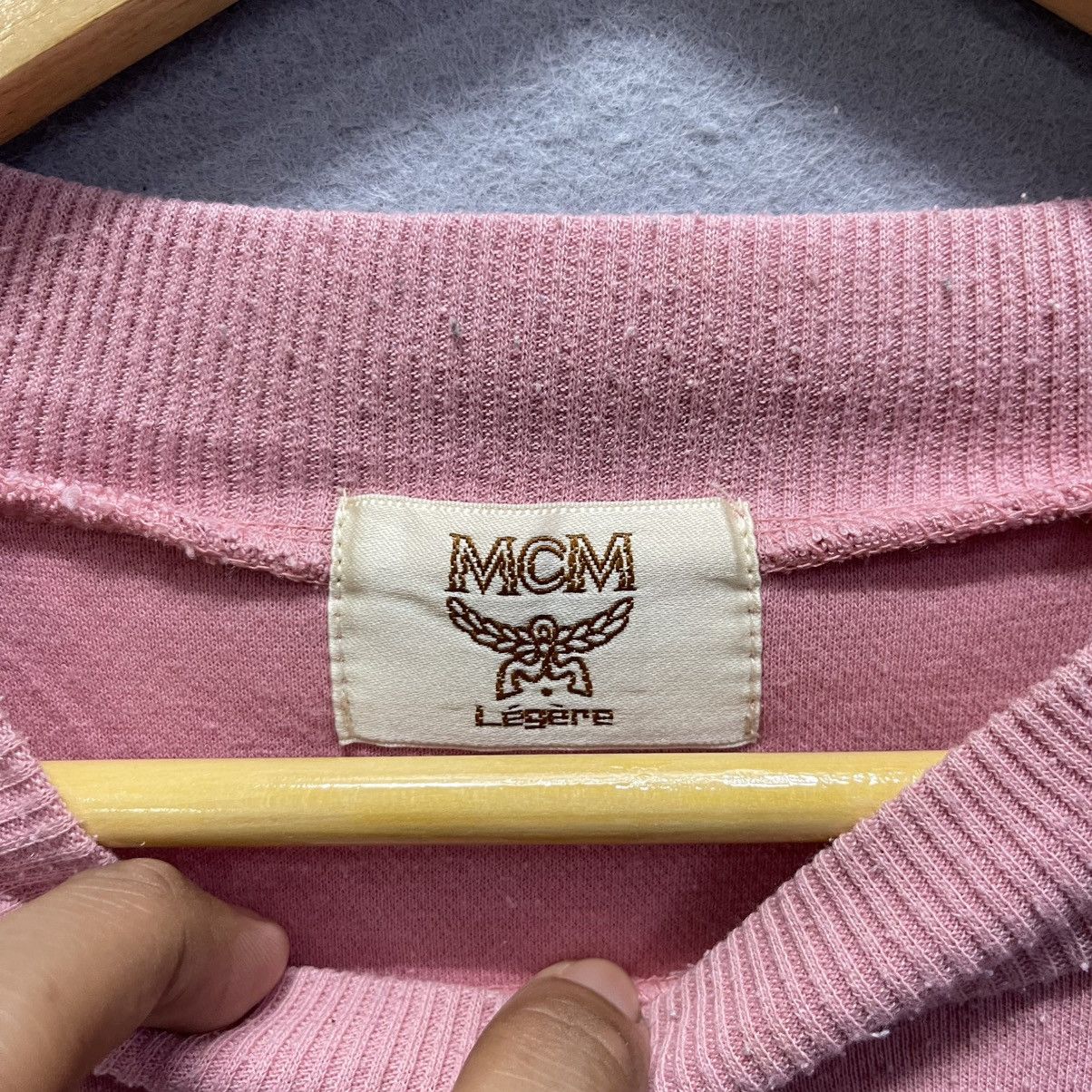 MCM Vintage MCM Pink Sweatshirt – 80s/90s – Made in Japan Size US M / EU 48-50 / 2 - 7 Thumbnail