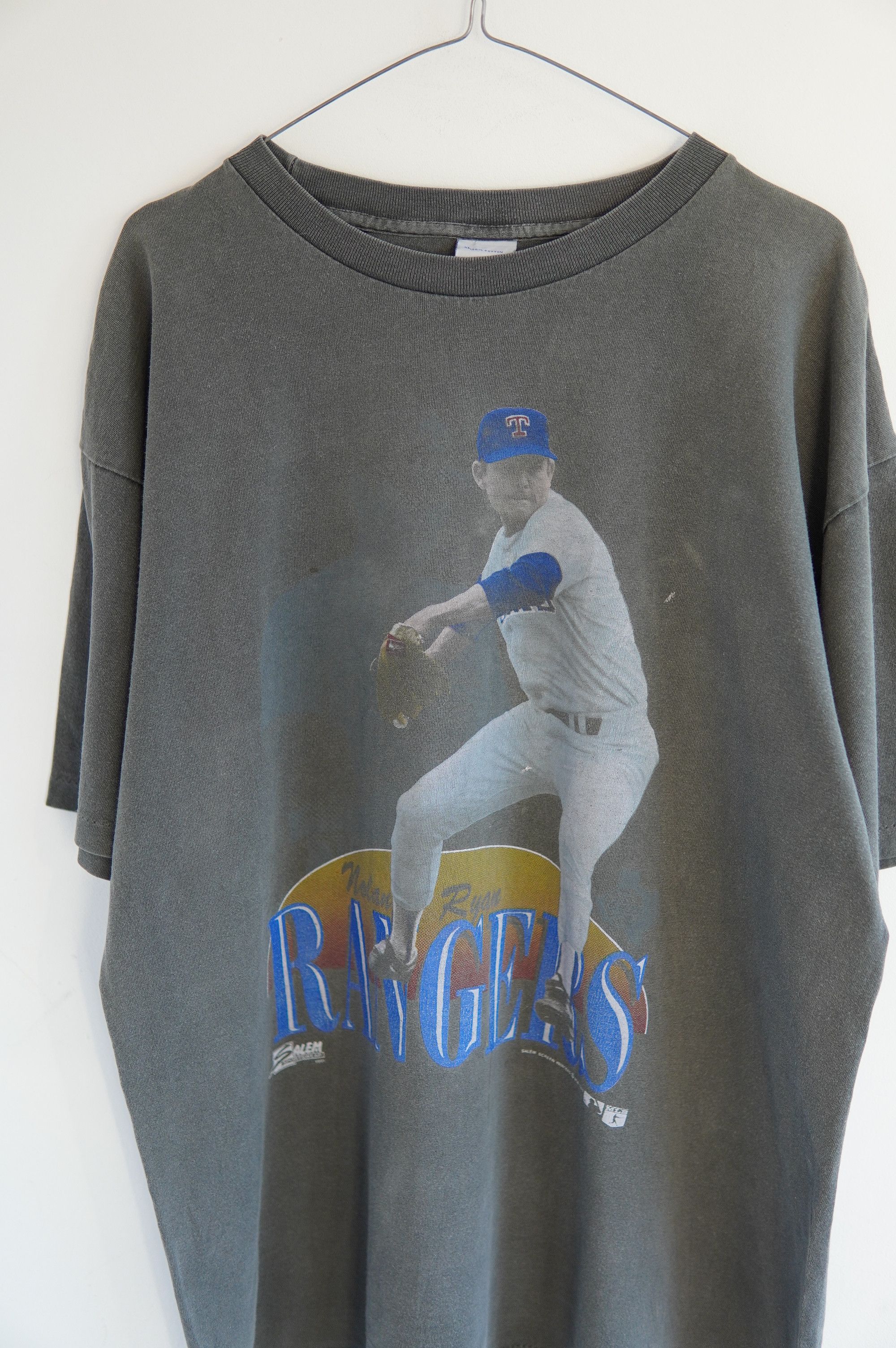 MLB Vintage 1989 MLB Texas Rangers Nolan Ryan Salem Faded Tee Size US XL / EU 56 / 4 - 3 Thumbnail