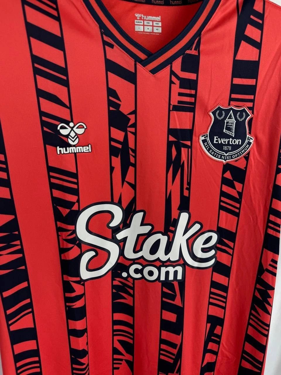 Hummel Everton 23/24 Away Authentic Blank Jersey Pink Hummel Size US M / EU 48-50 / 2 - 7 Thumbnail