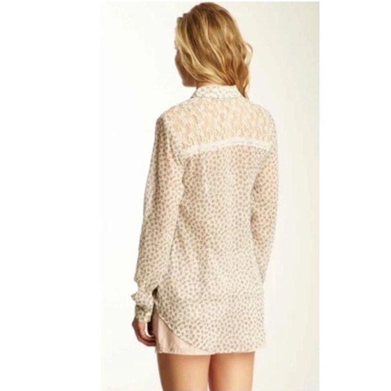 Free People Free People All That Glitters Button Down S NWT Size S / US 4 / IT 40 - 2 Thumbnail
