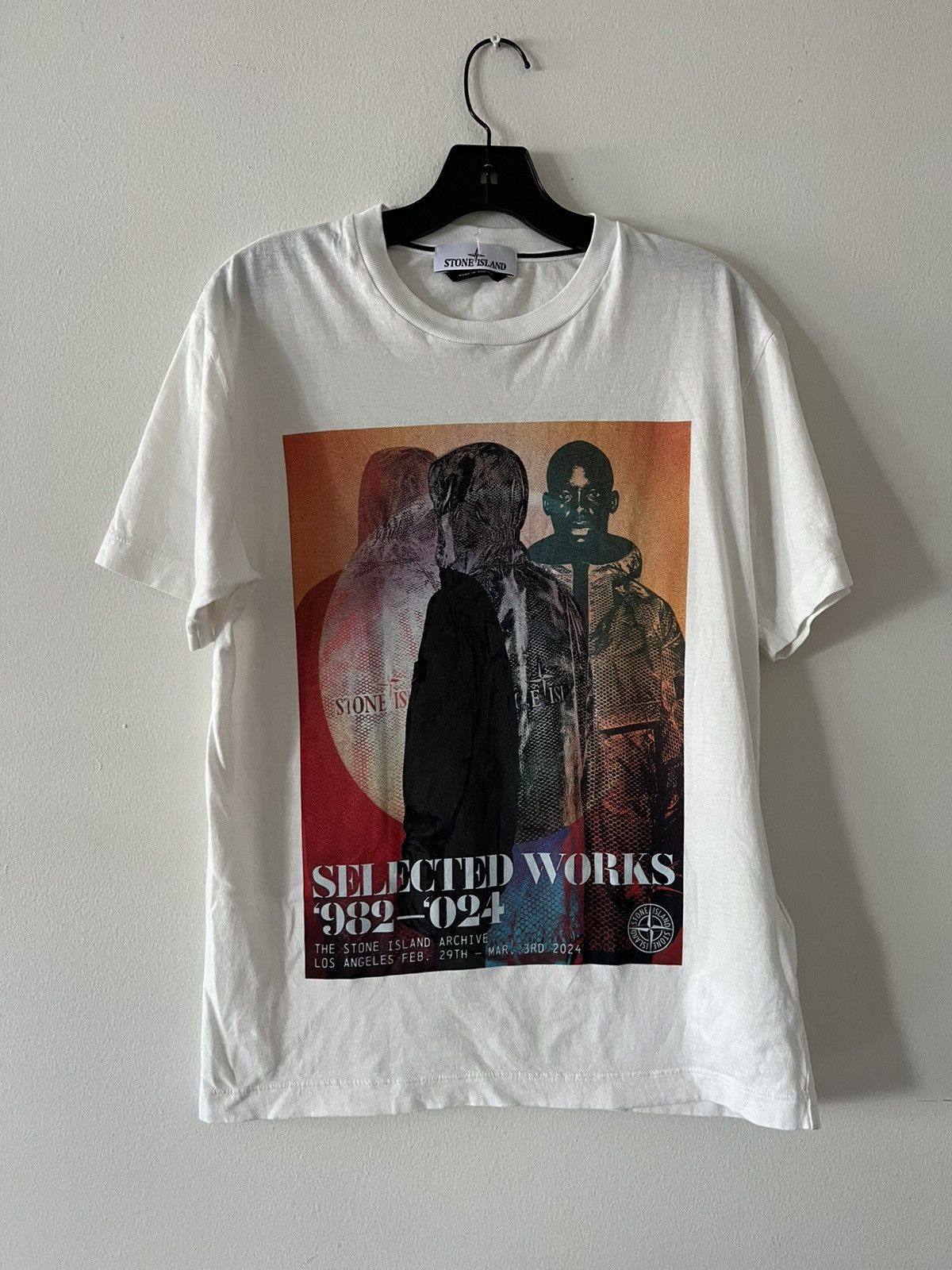 Stone Island Stone Island x Butter Goods 2024 size M white t-shirt print Size US M / EU 48-50 / 2 - 1 Thumbnail