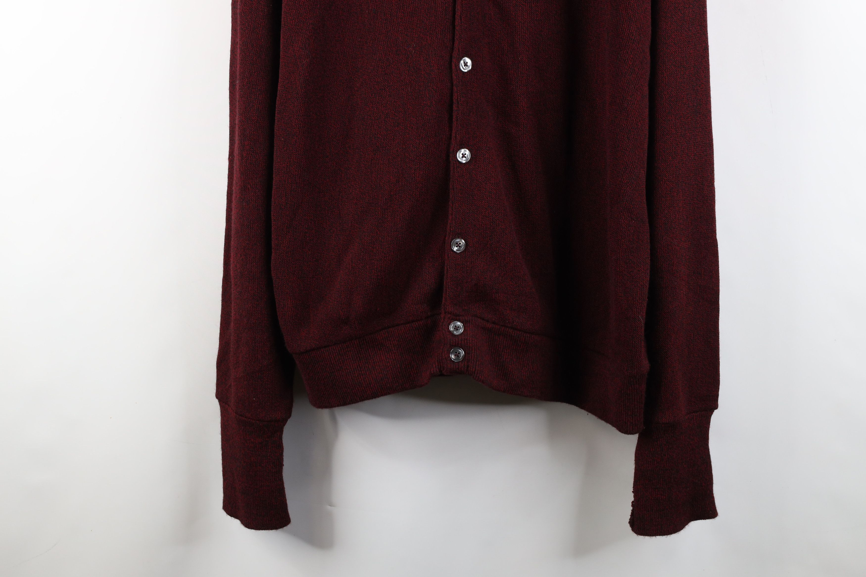 Vintage Vintage 90s Streetwear Cardigan Sweater Heather Red USA Size US XL / EU 56 / 4 - 3 Thumbnail