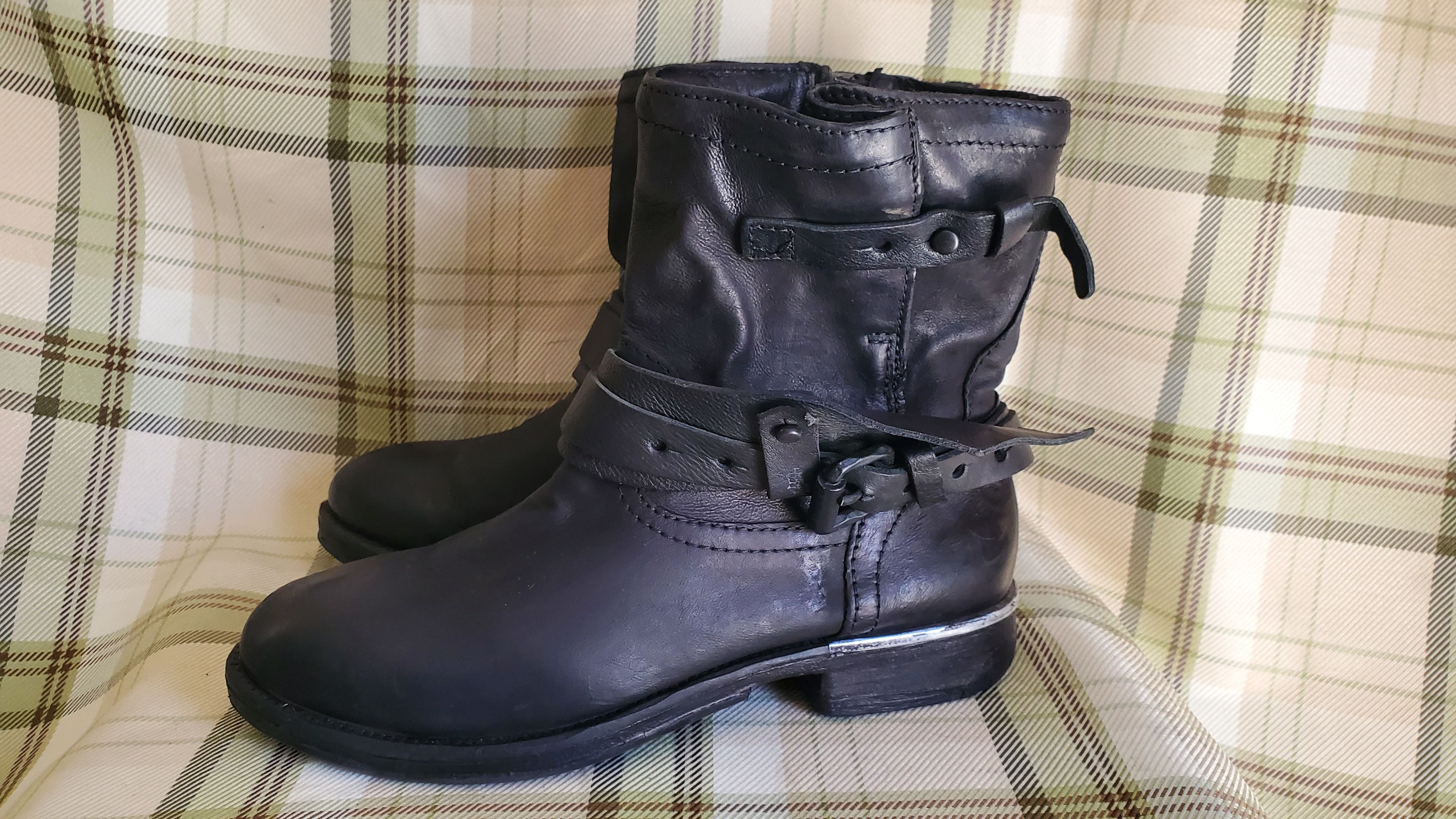 A.S.98 A.S 98 Black Ankle Pull On Boots Size US 9 / IT 39 - 1 Thumbnail