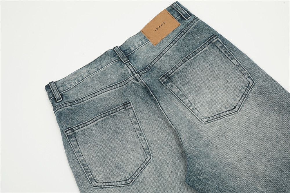 Japanese Brand × Vintage American men's washed straight loose flared jeans Size US 32 / EU 48 - 6 Thumbnail